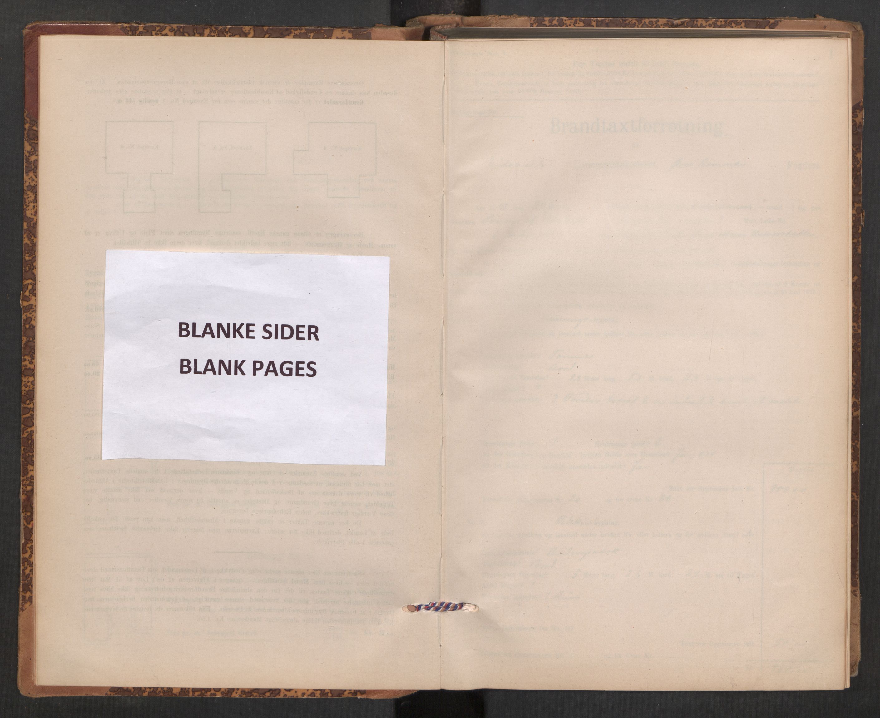 Norges brannkasse, branntakster Eidsvoll, AV/SAO-A-11353/F/Fb/L0001: Branntakstprotokoll, 1895-1943