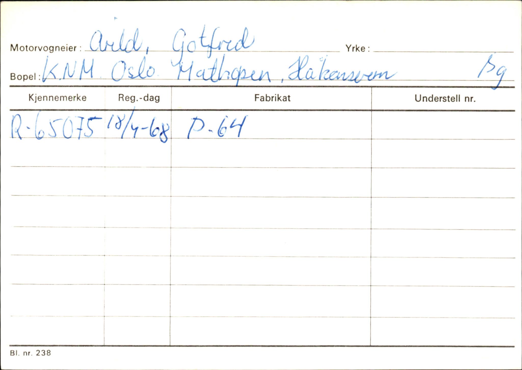 Statens vegvesen, Hordaland vegkontor, AV/SAB-A-5201/2/Ha/L0002: R-eierkort A, 1920-1971, p. 688