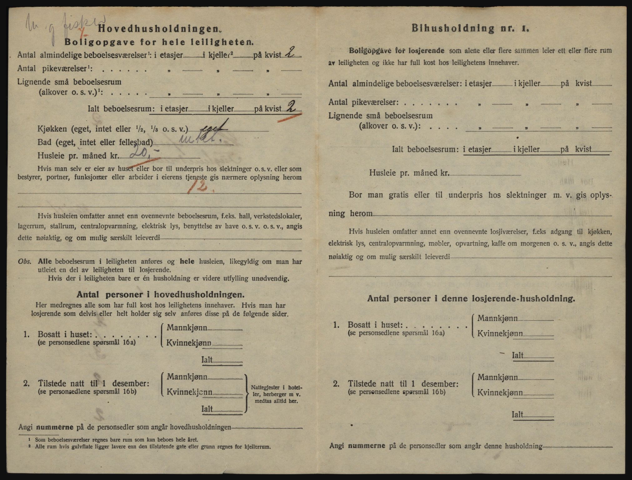 SATØ, 1920 census for Hammerfest, 1920, p. 1899