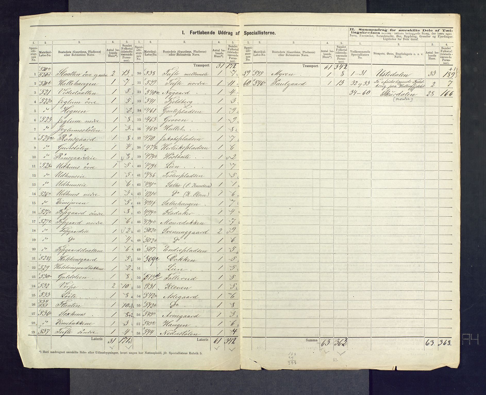 SAKO, 1875 census for 0620P Hol, 1875, p. 3