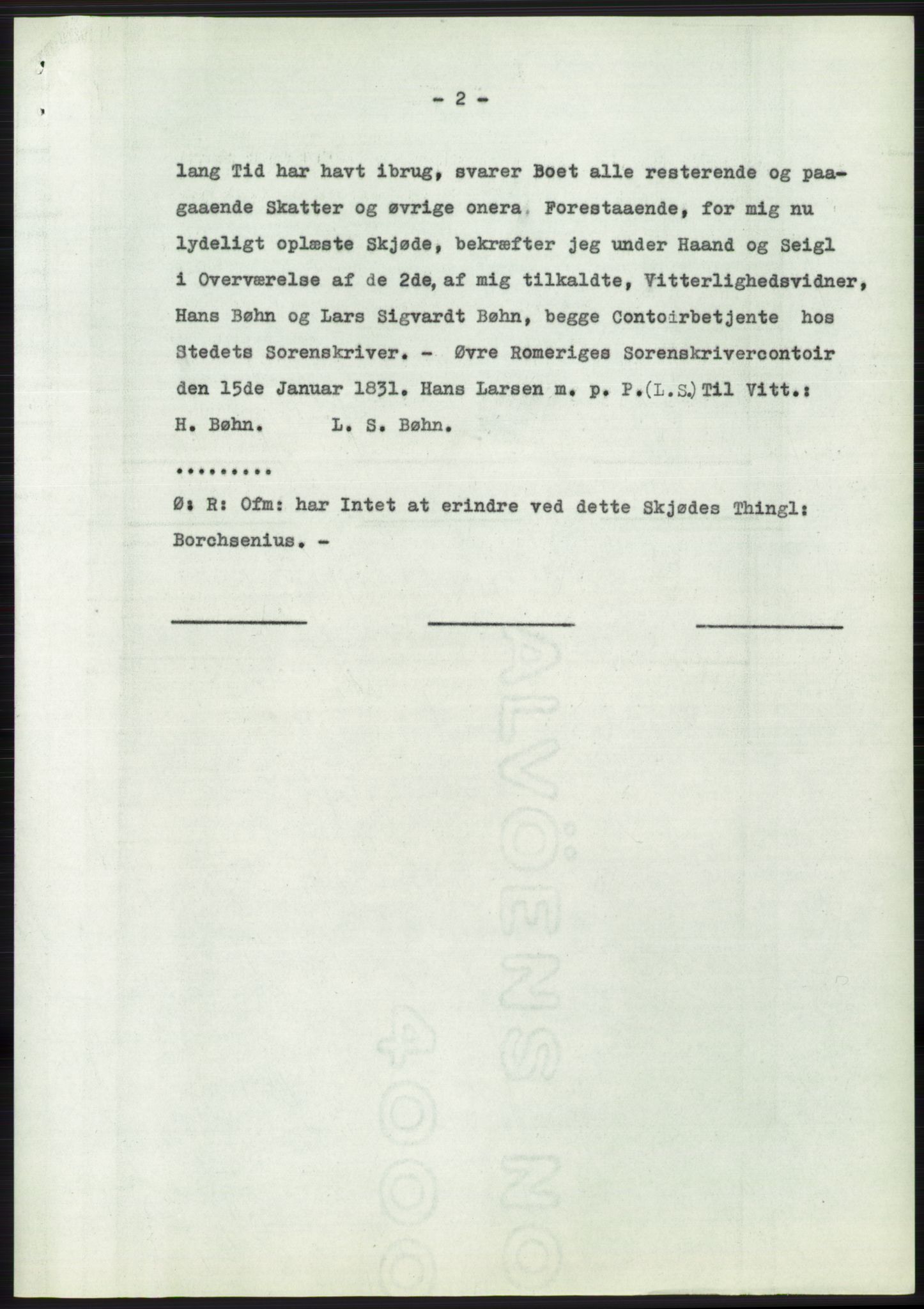 Statsarkivet i Oslo, AV/SAO-A-10621/Z/Zd/L0013: Avskrifter, j.nr 16-1099/1961, 1961, p. 2
