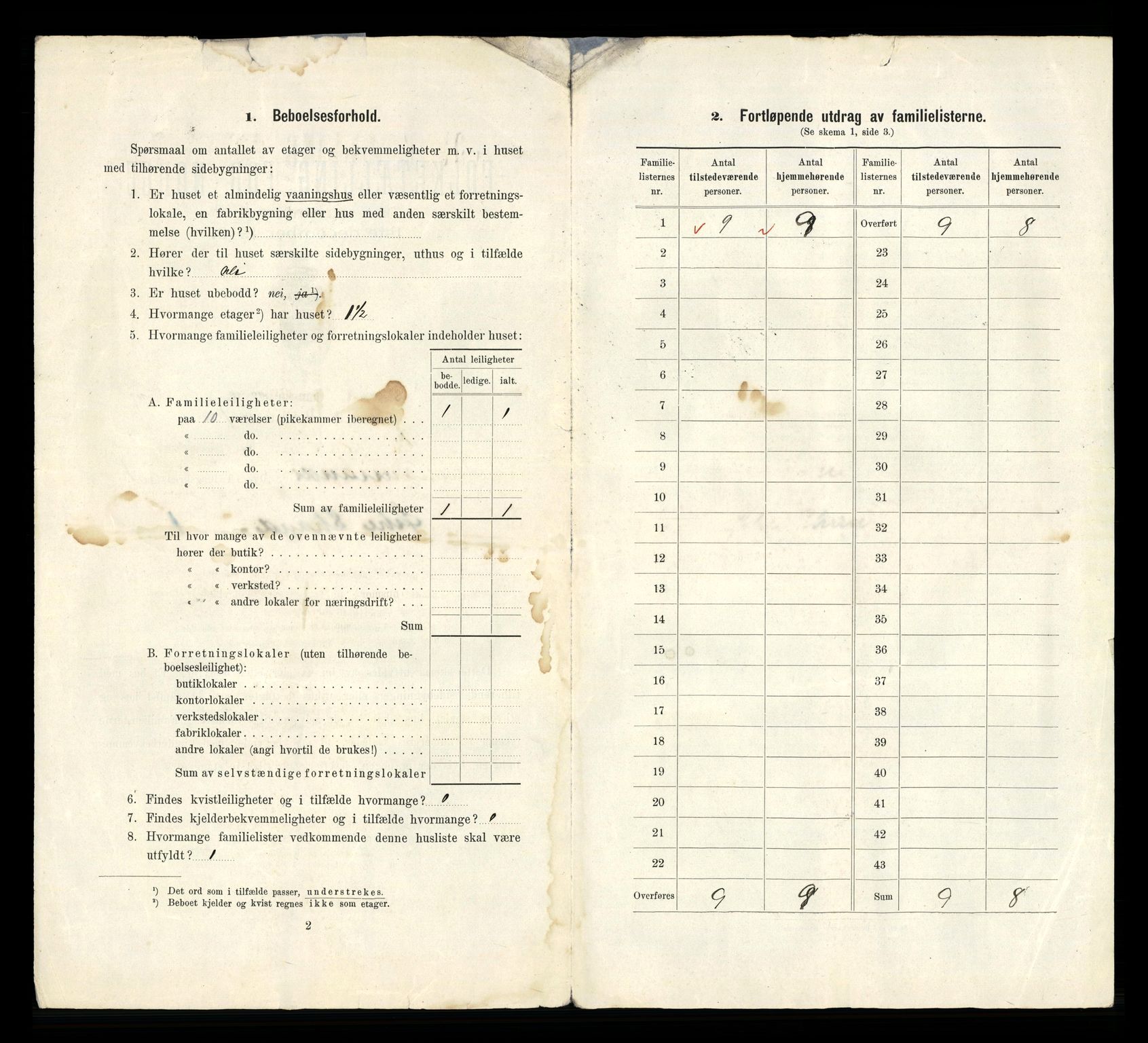 RA, 1910 census for Kristiansand, 1910, p. 133