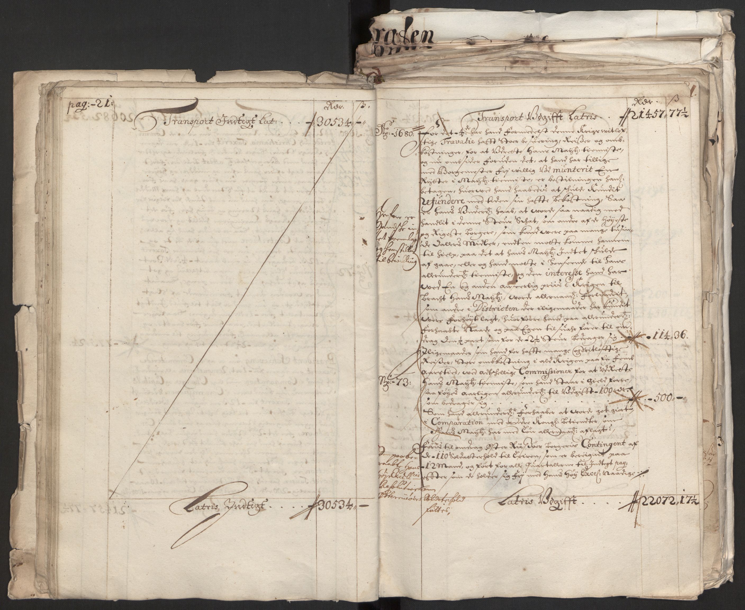 Rentekammeret inntil 1814, Reviderte regnskaper, Byregnskaper, RA/EA-4066/R/Rm/L0258: [M1] Kontribusjonsregnskap, 1664-1700, p. 33