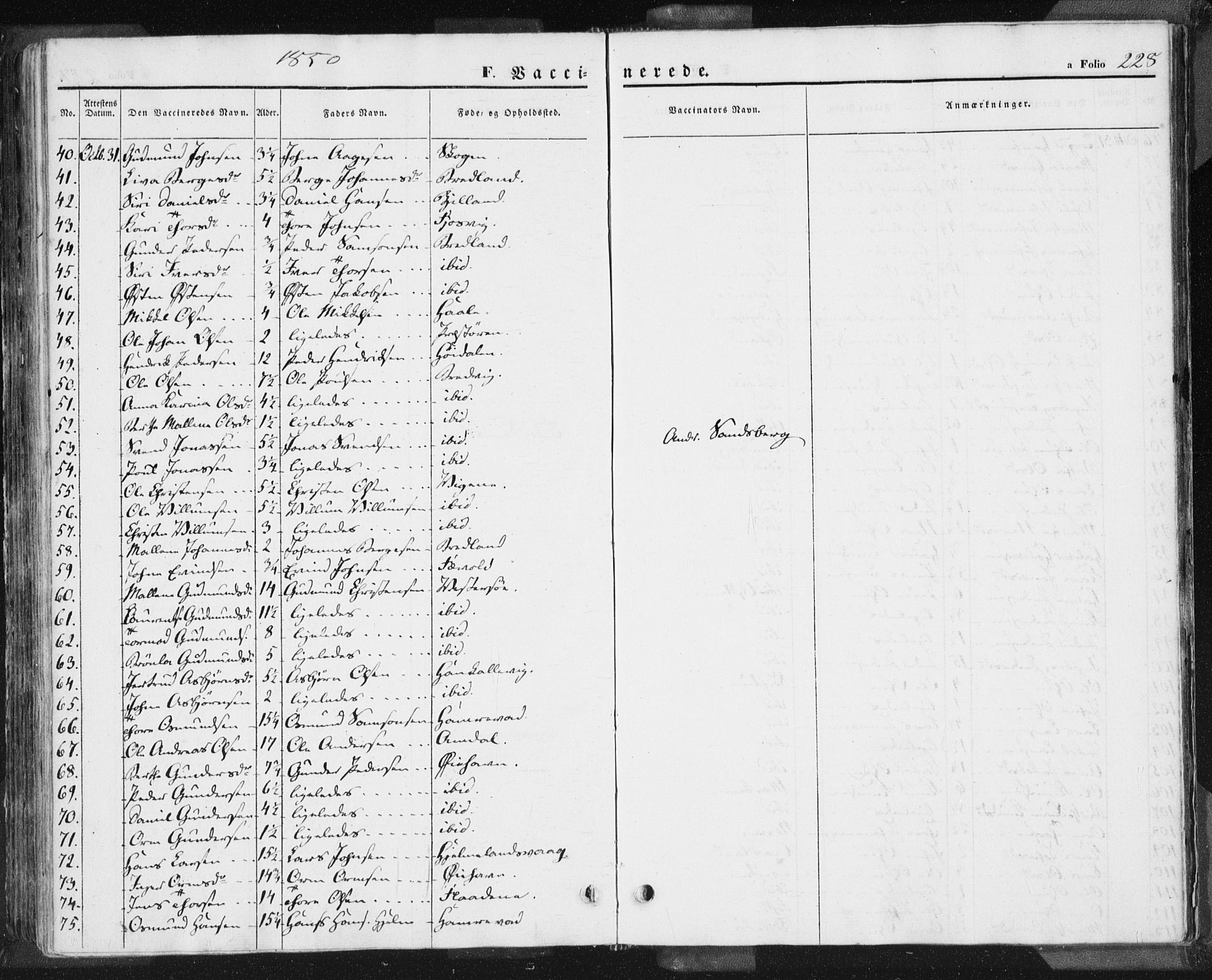 Hjelmeland sokneprestkontor, AV/SAST-A-101843/01/IV/L0009: Parish register (official) no. A 9, 1846-1860, p. 228