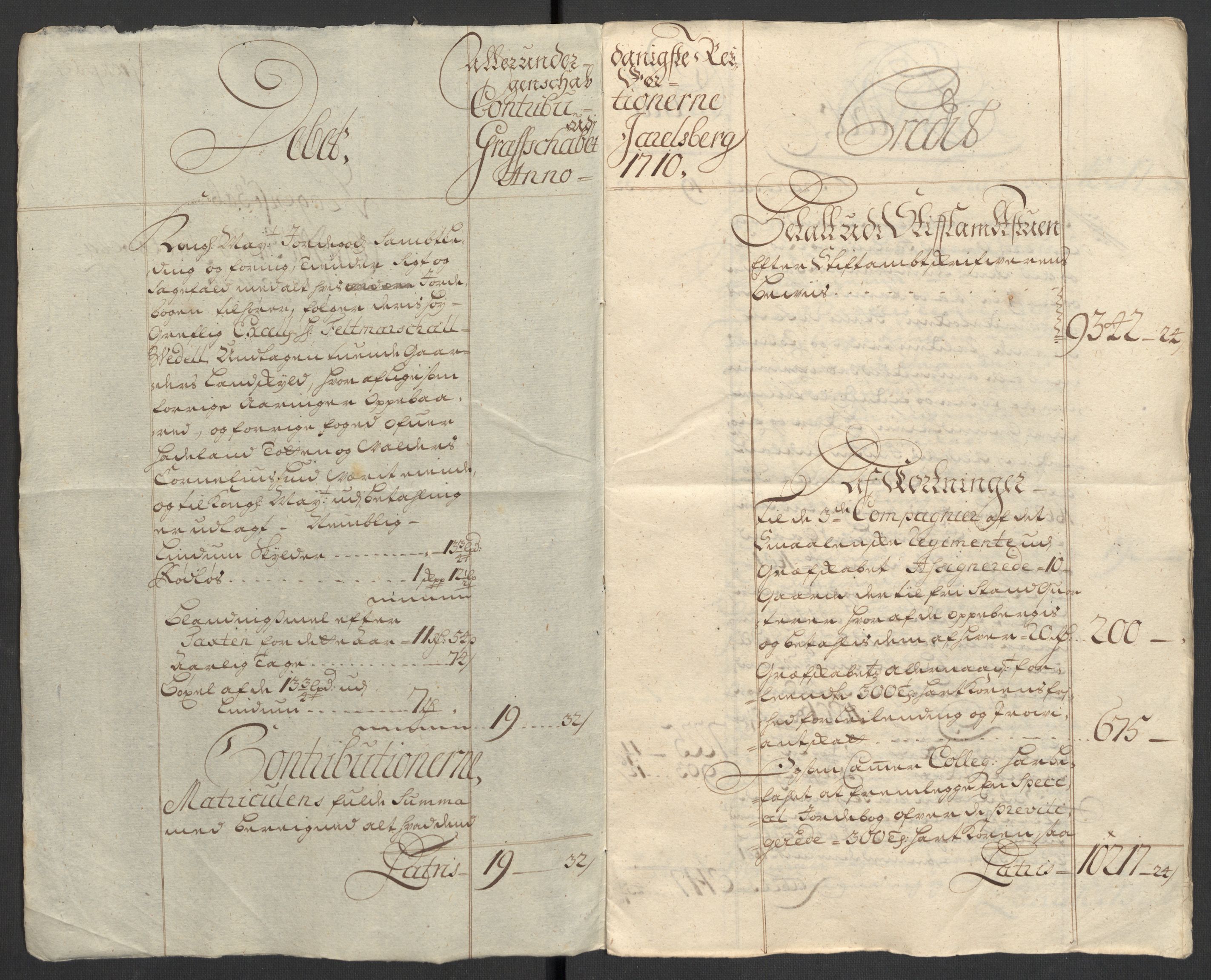 Rentekammeret inntil 1814, Reviderte regnskaper, Fogderegnskap, AV/RA-EA-4092/R32/L1875: Fogderegnskap Jarlsberg grevskap, 1710, p. 18