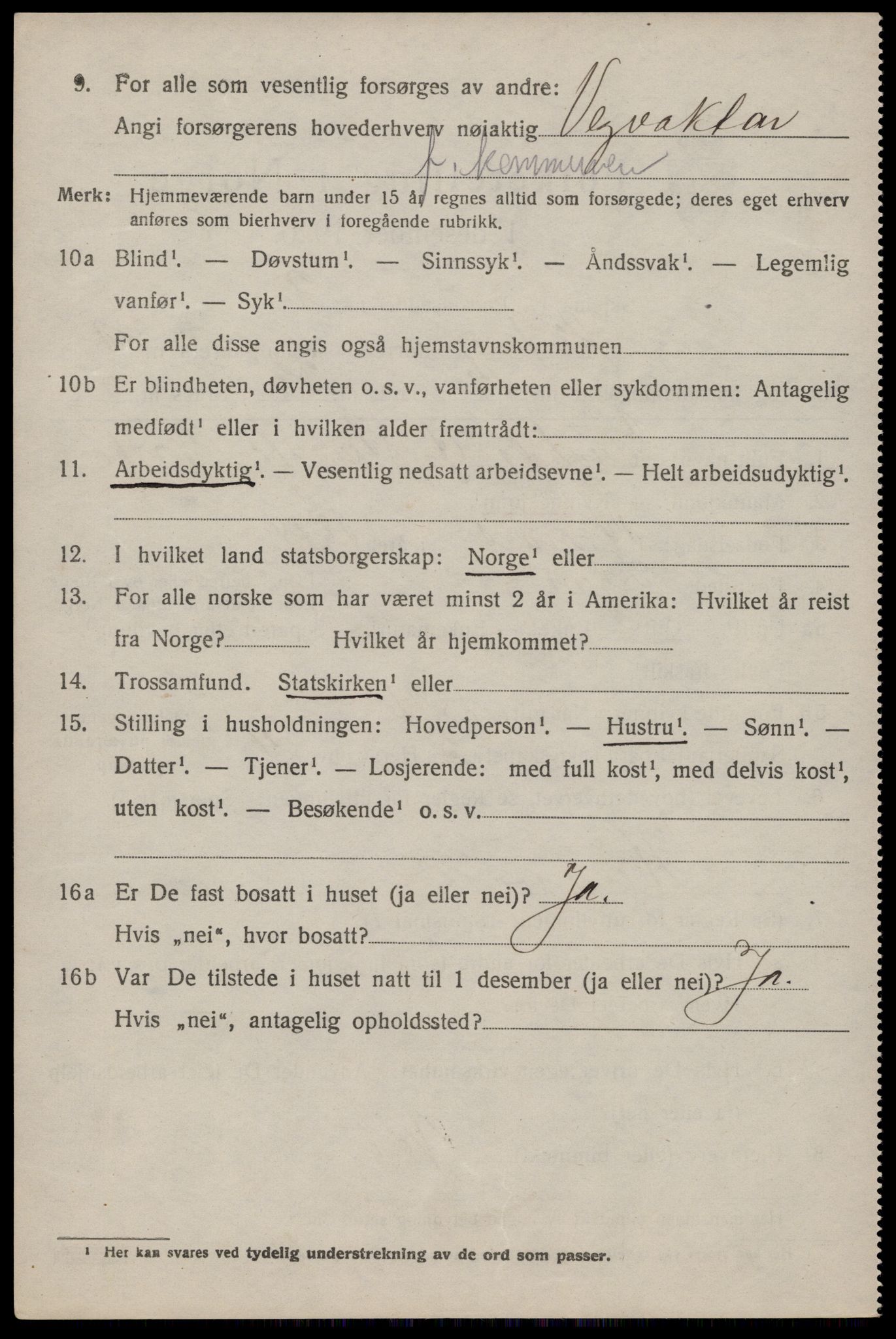 SAKO, 1920 census for Kviteseid, 1920, p. 4376