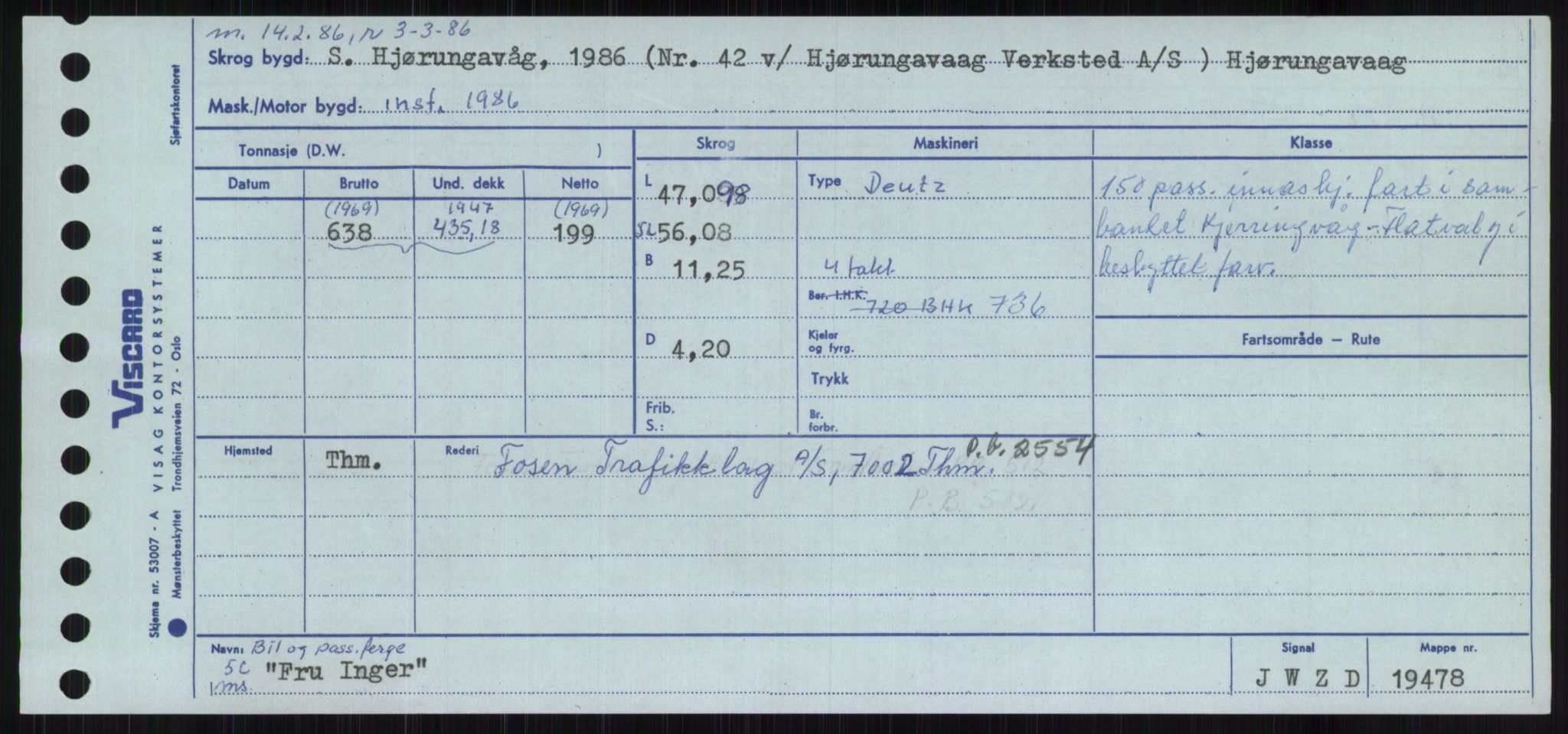 Sjøfartsdirektoratet med forløpere, Skipsmålingen, AV/RA-S-1627/H/Ha/L0002/0001: Fartøy, Eik-Hill / Fartøy, Eik-F, p. 823