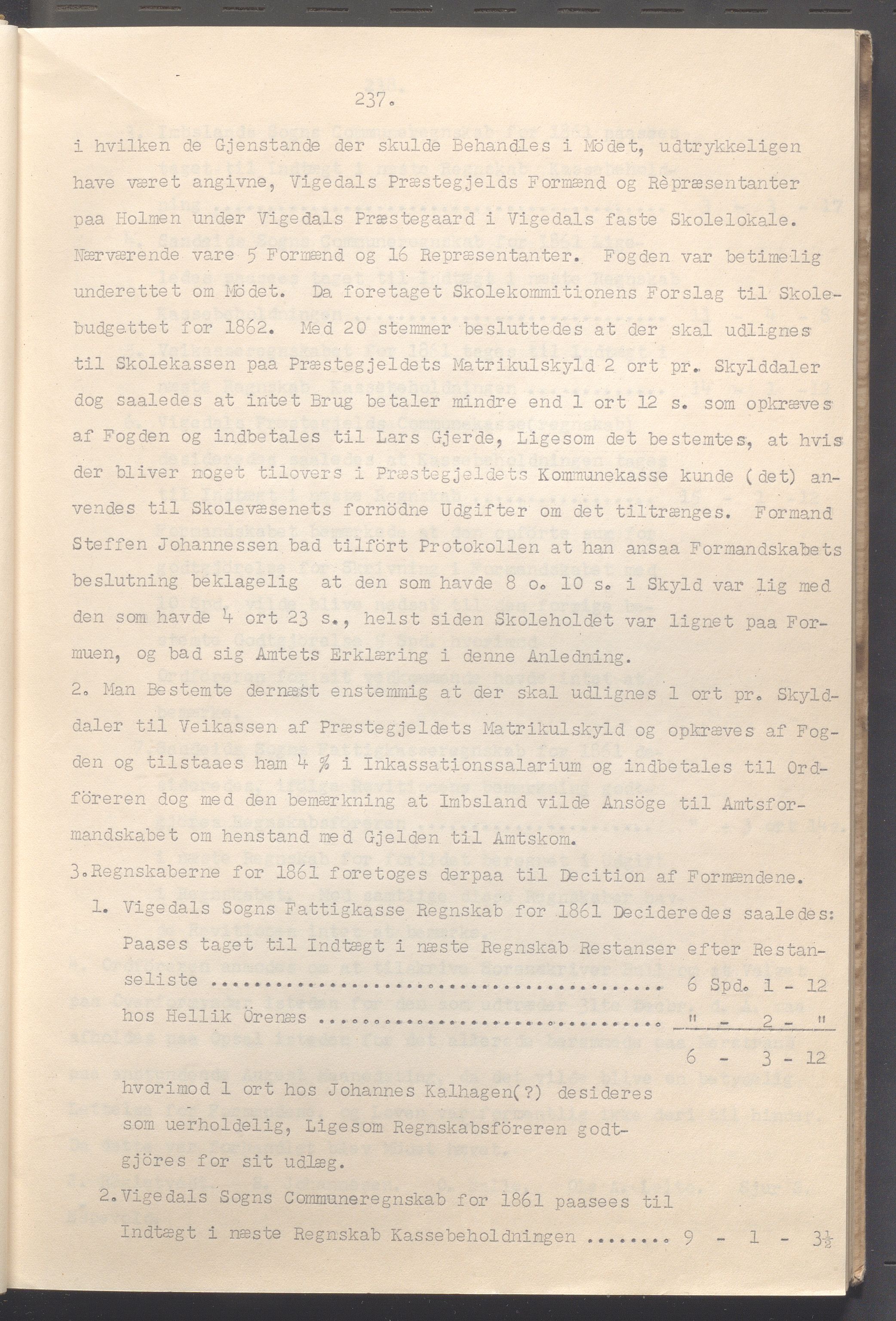 Vikedal kommune - Formannskapet, IKAR/K-100598/A/Ac/L0002: Avskrift av møtebok, 1862-1874, p. 237