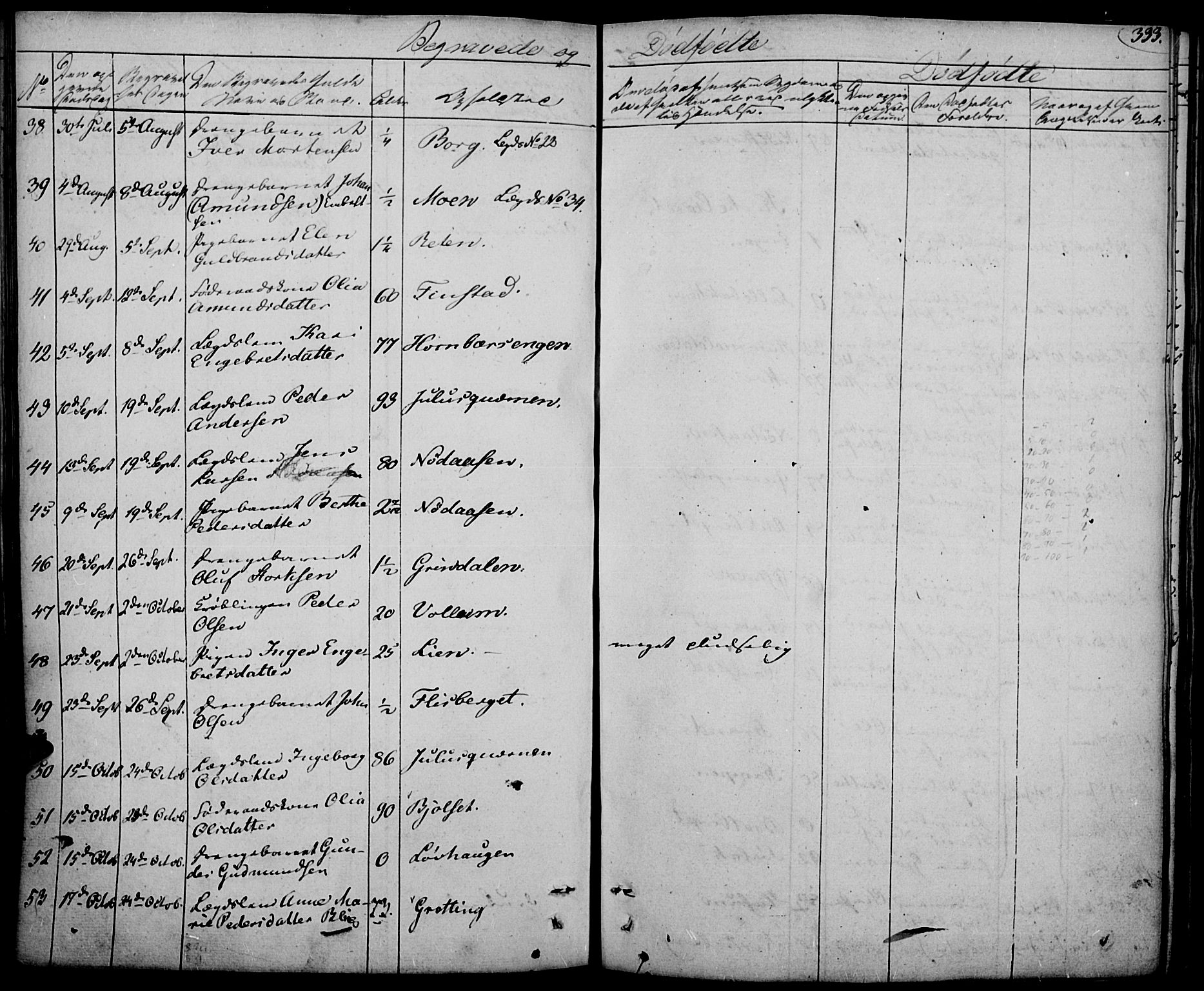 Elverum prestekontor, AV/SAH-PREST-044/H/Ha/Haa/L0008: Parish register (official) no. 8, 1830-1842, p. 333