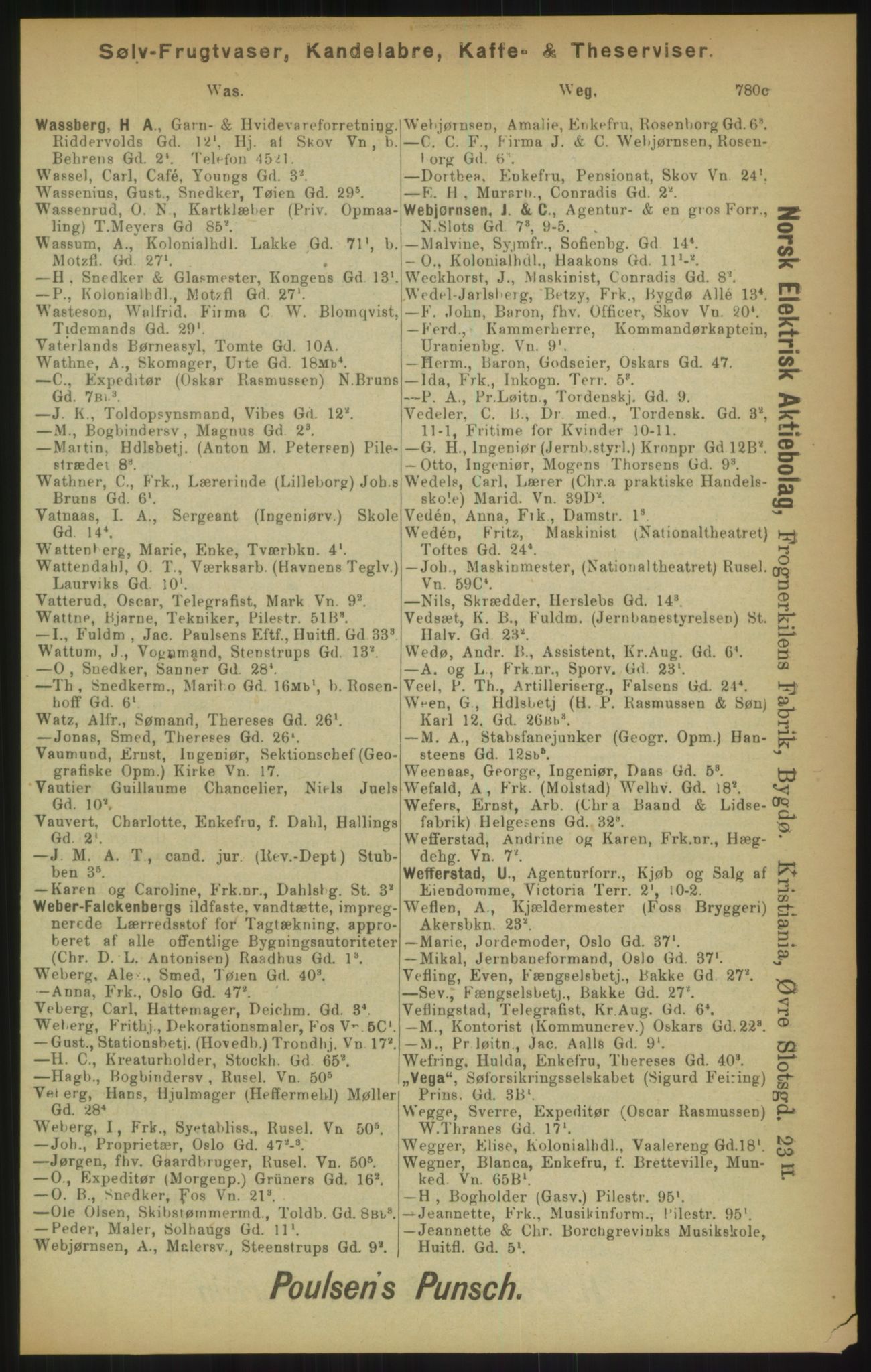 Kristiania/Oslo adressebok, PUBL/-, 1900, p. 780