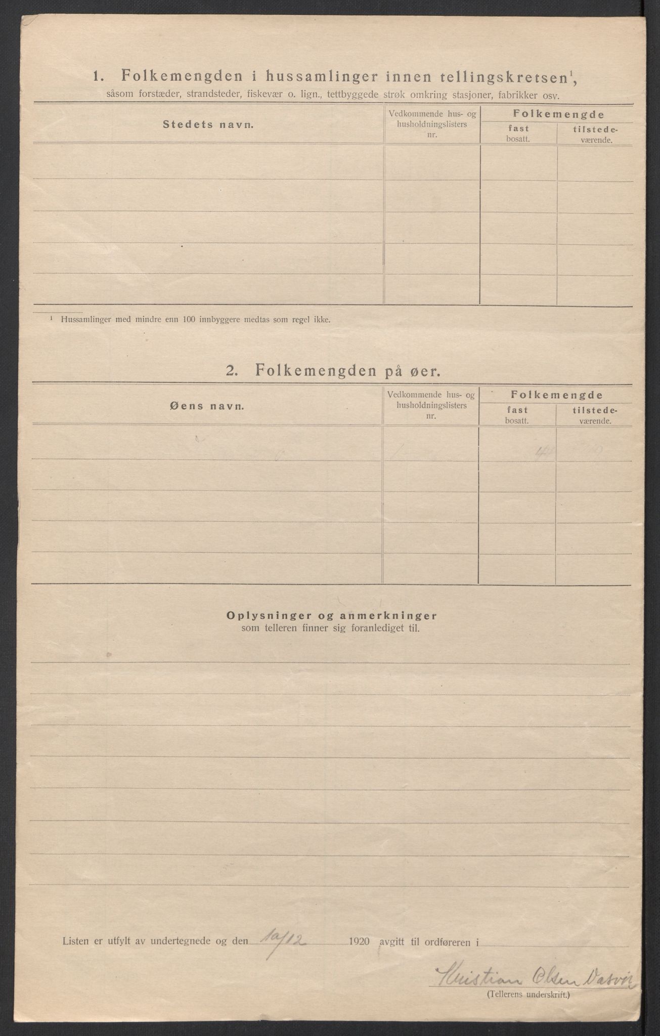 SAT, 1920 census for Hadsel, 1920, p. 55