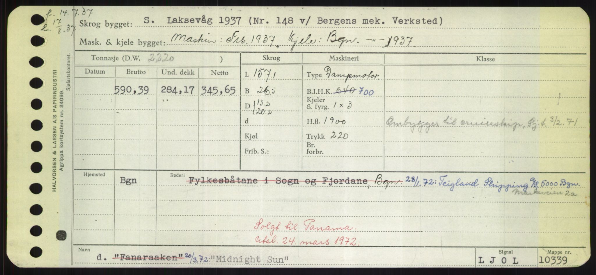 Sjøfartsdirektoratet med forløpere, Skipsmålingen, AV/RA-S-1627/H/Hd/L0024: Fartøy, M-Mim, p. 561