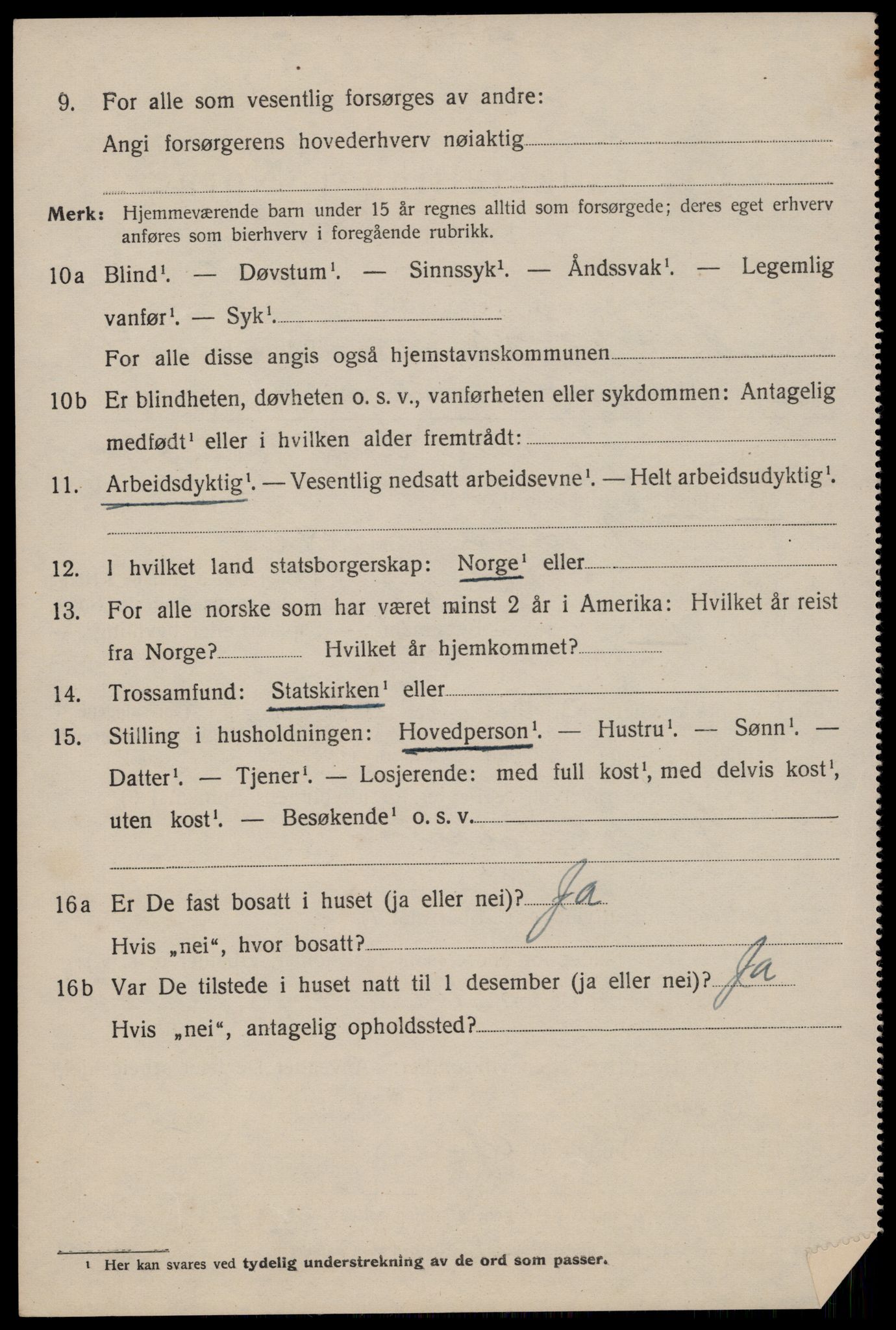 SAST, 1920 census for Stavanger, 1920, p. 118713