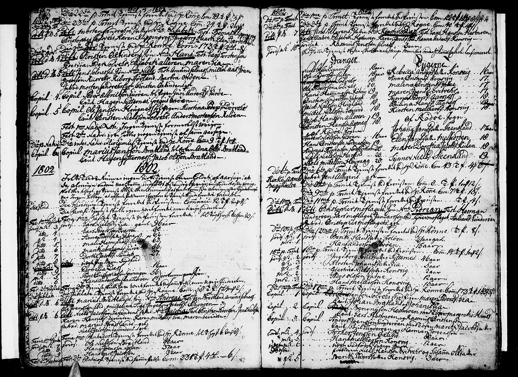 Ministerialprotokoller, klokkerbøker og fødselsregistre - Nordland, SAT/A-1459/839/L0563: Parish register (official) no. 839A01 /1, 1767-1824, p. 143-144