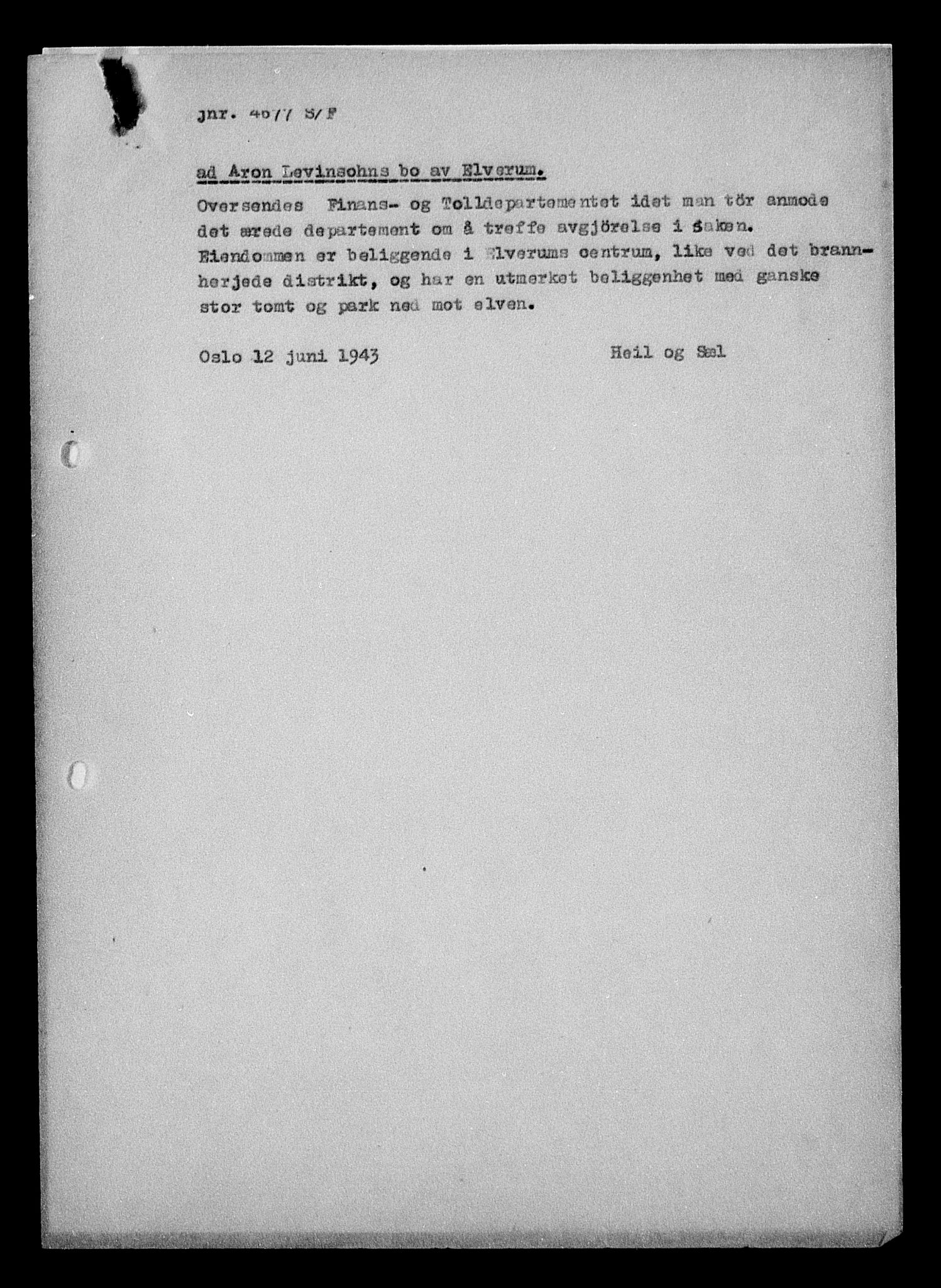 Justisdepartementet, Tilbakeføringskontoret for inndratte formuer, AV/RA-S-1564/H/Hc/Hcd/L1003: --, 1945-1947, p. 131