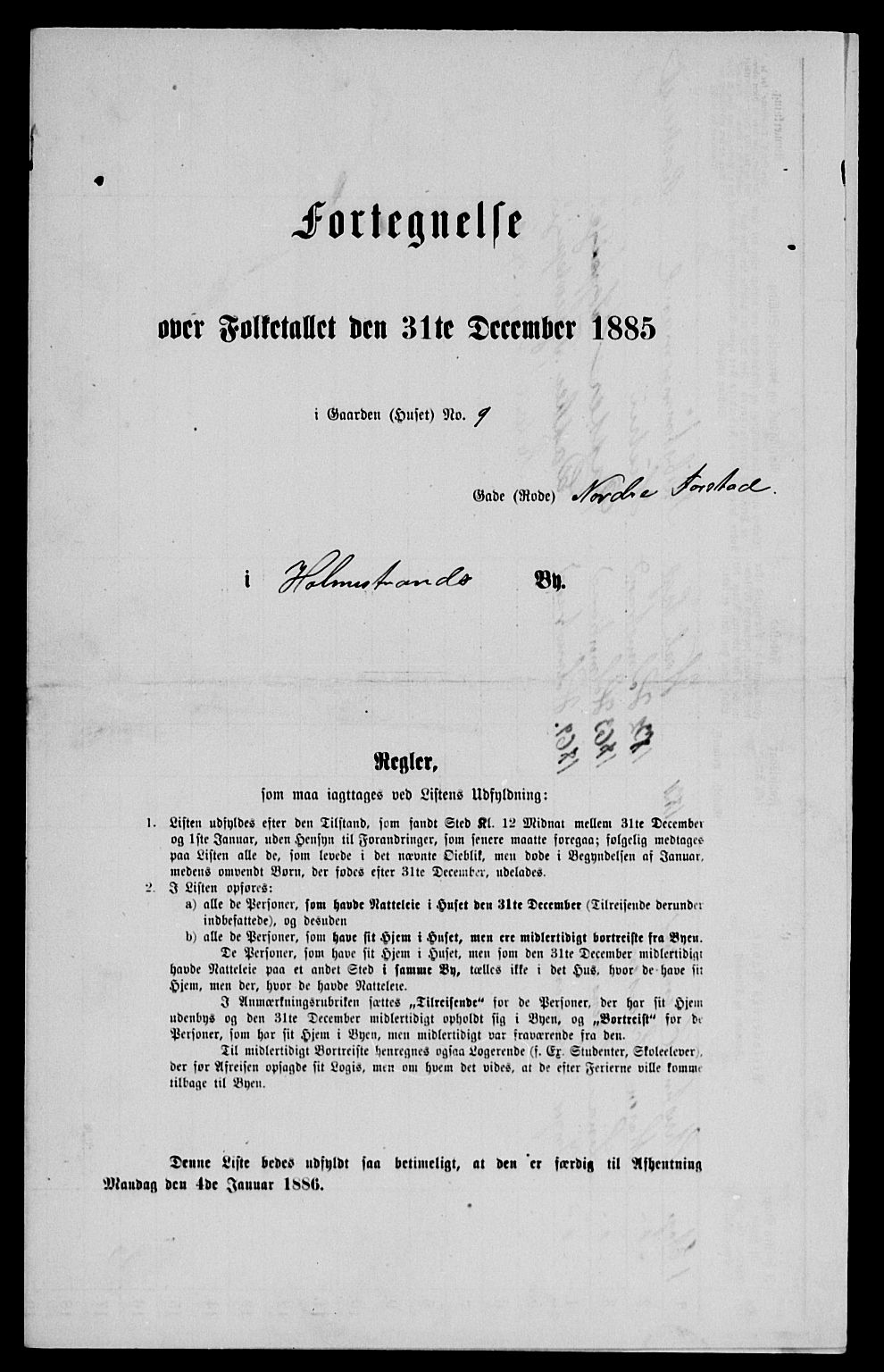 SAKO, 1885 census for 0702 Holmestrand, 1885, p. 18