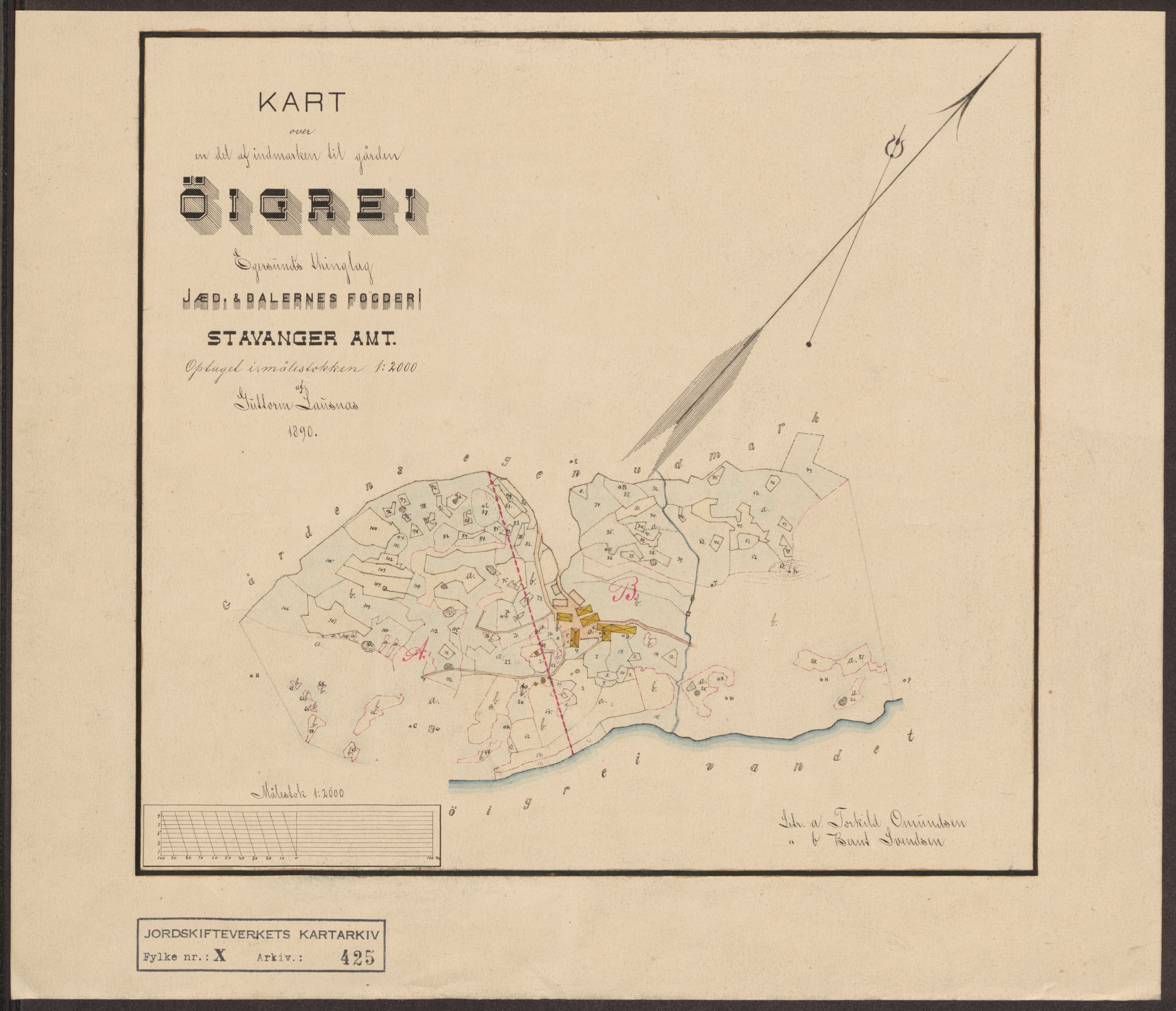 Jordskifteverkets kartarkiv, RA/S-3929/T, 1859-1988, p. 495