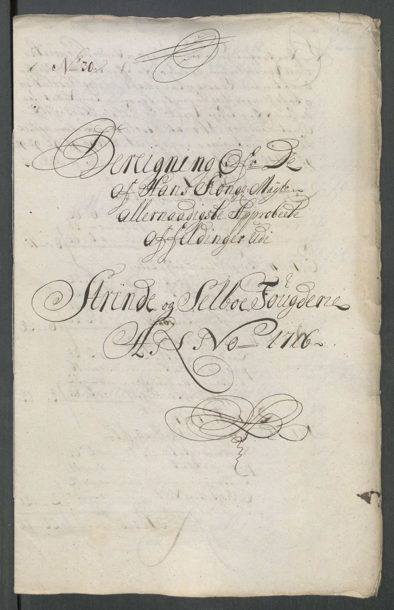 Rentekammeret inntil 1814, Reviderte regnskaper, Fogderegnskap, AV/RA-EA-4092/R61/L4115: Fogderegnskap Strinda og Selbu, 1715-1716, p. 458