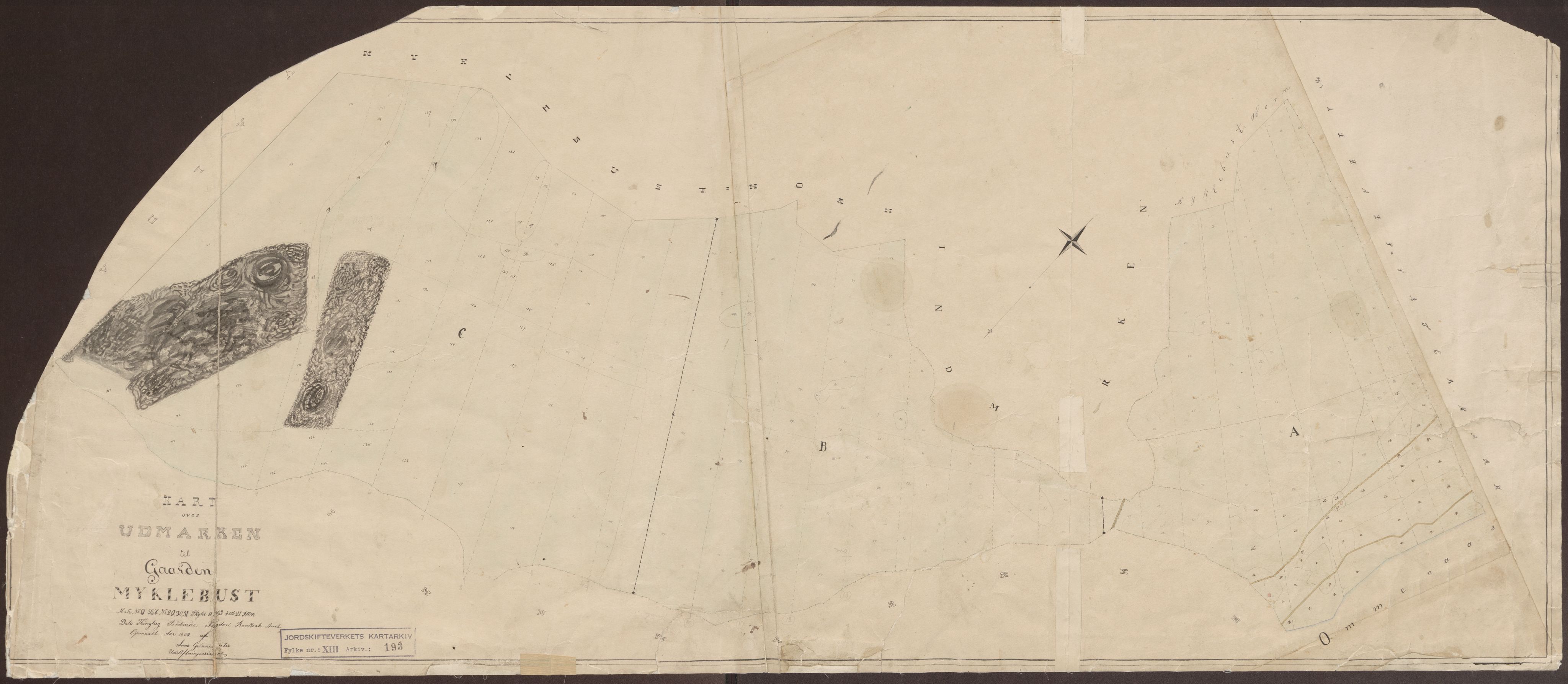 Jordskifteverkets kartarkiv, AV/RA-S-3929/T, 1859-1988, p. 318