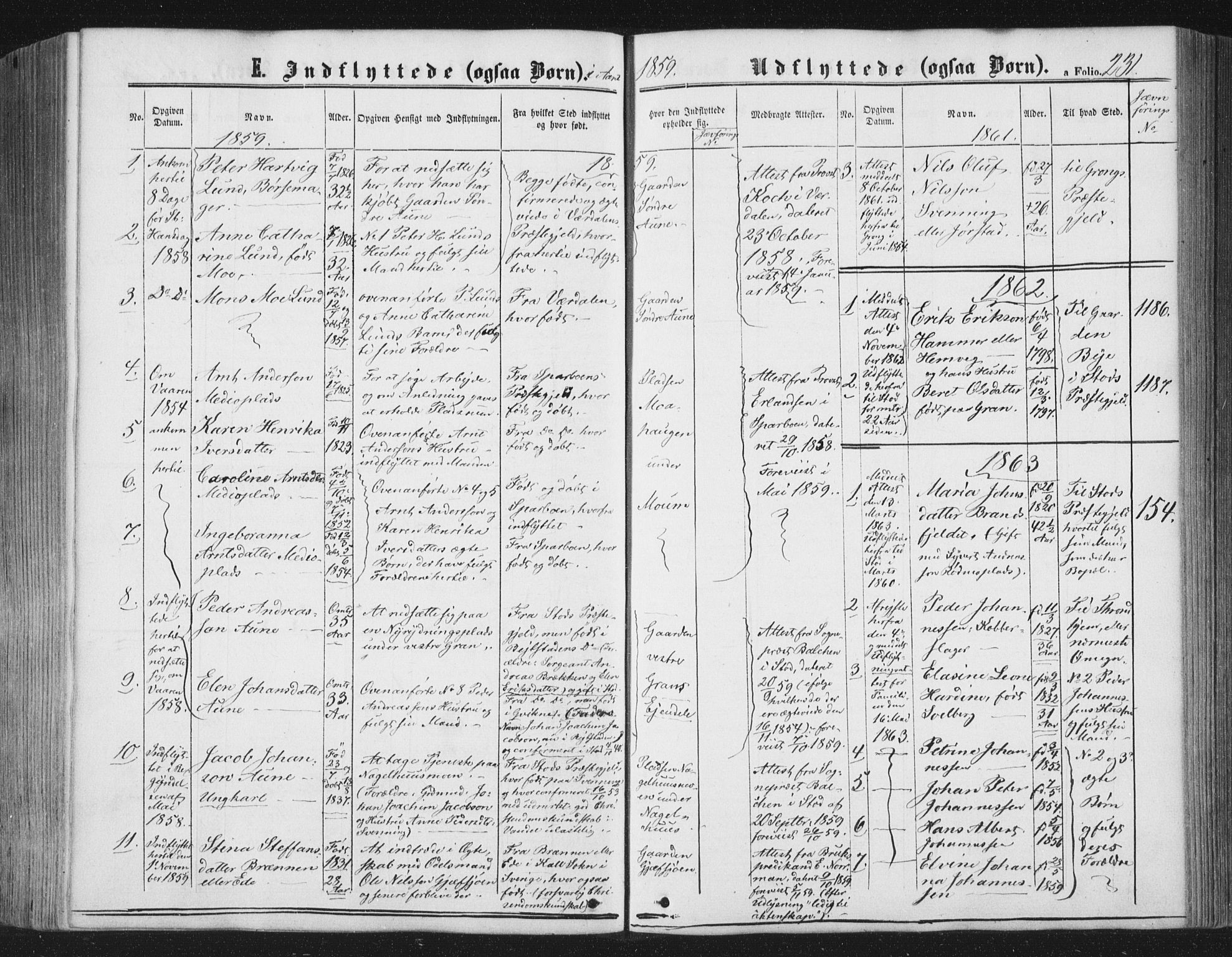 Ministerialprotokoller, klokkerbøker og fødselsregistre - Nord-Trøndelag, SAT/A-1458/749/L0472: Parish register (official) no. 749A06, 1857-1873, p. 231