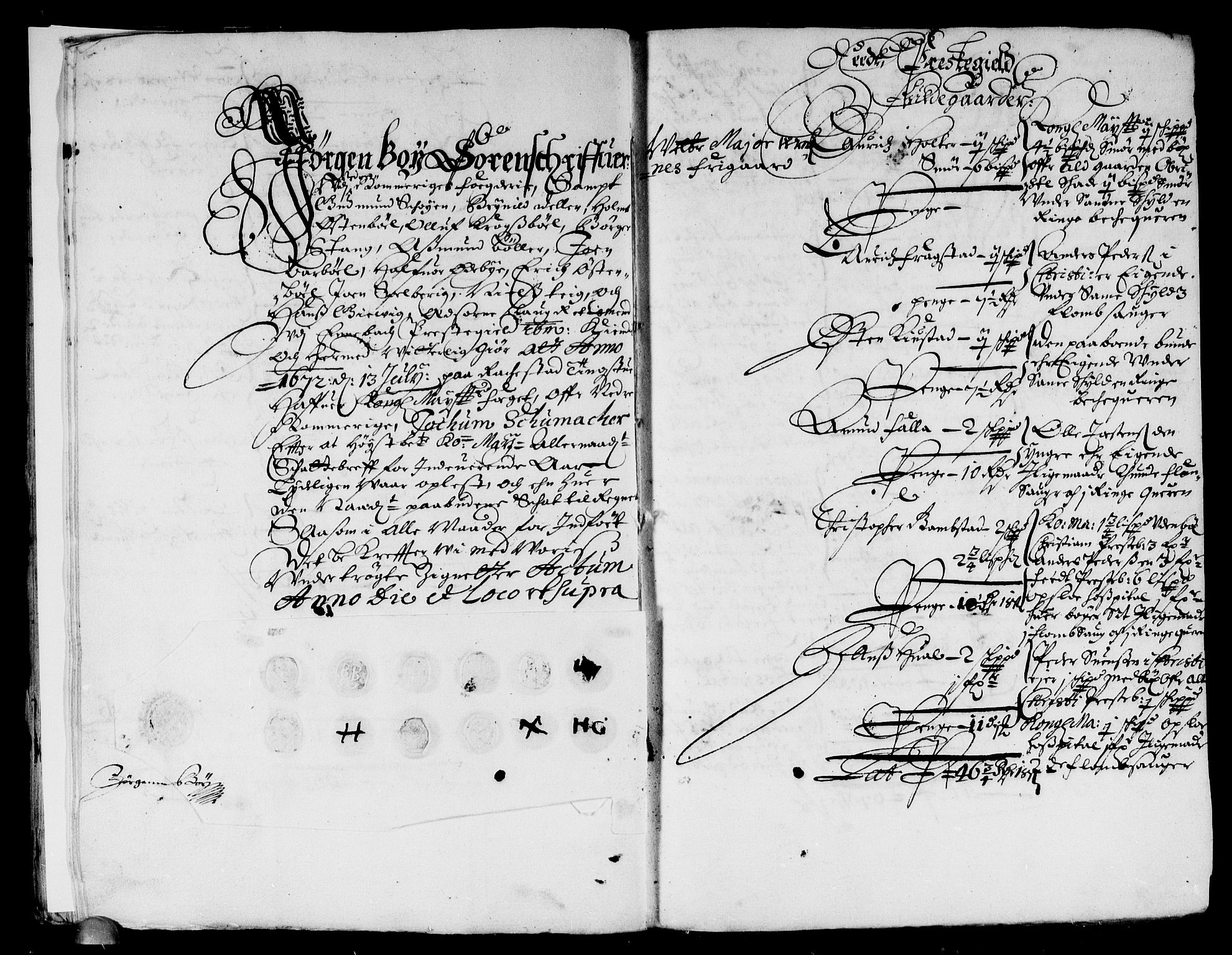 Rentekammeret inntil 1814, Reviderte regnskaper, Stiftamtstueregnskaper, Landkommissariatet på Akershus og Akershus stiftamt, AV/RA-EA-5869/R/Rb/L0084: Akershus stiftamt, 1672