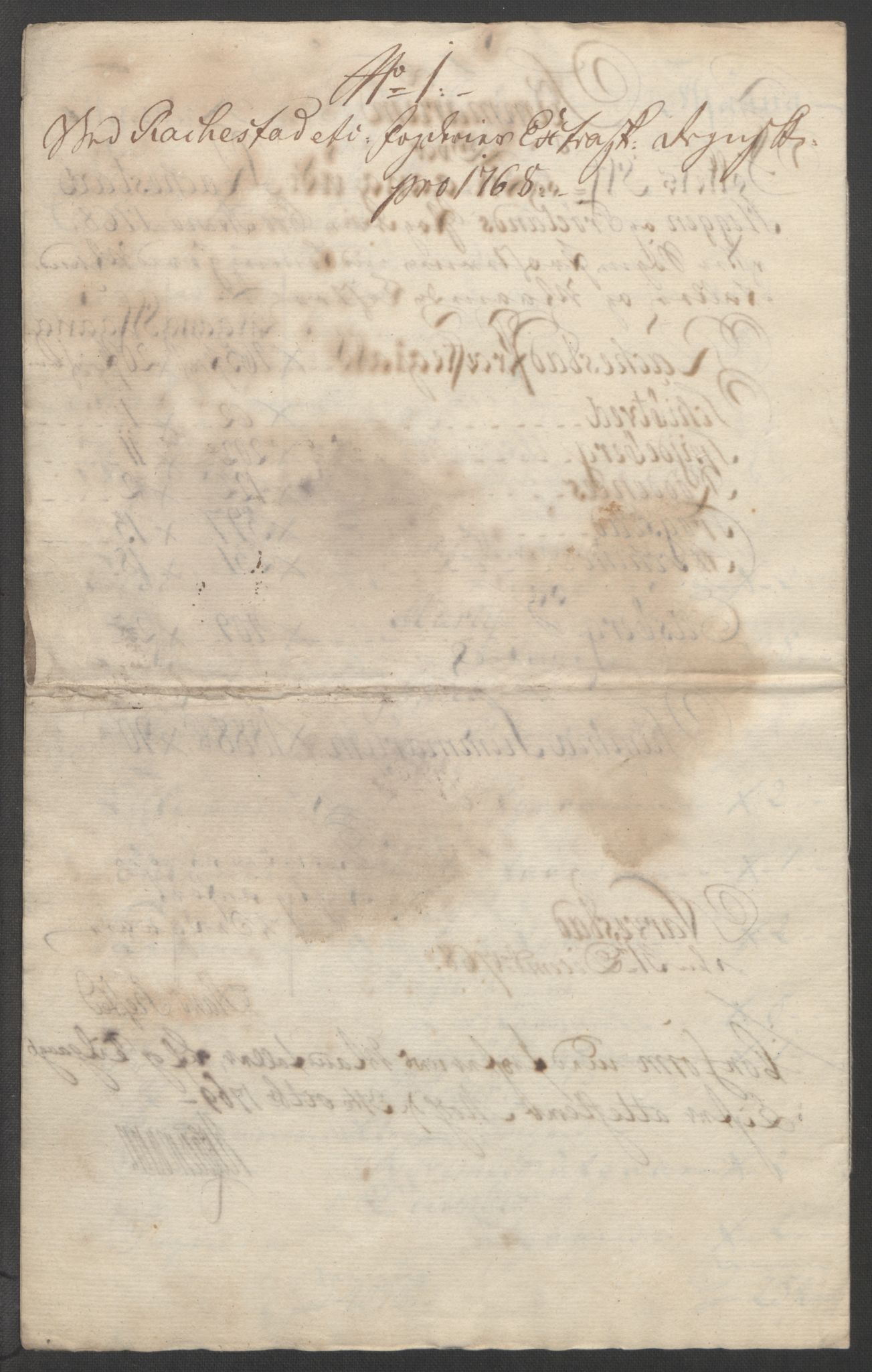 Rentekammeret inntil 1814, Reviderte regnskaper, Fogderegnskap, AV/RA-EA-4092/R07/L0413: Ekstraskatten Rakkestad, Heggen og Frøland, 1762-1772, p. 381