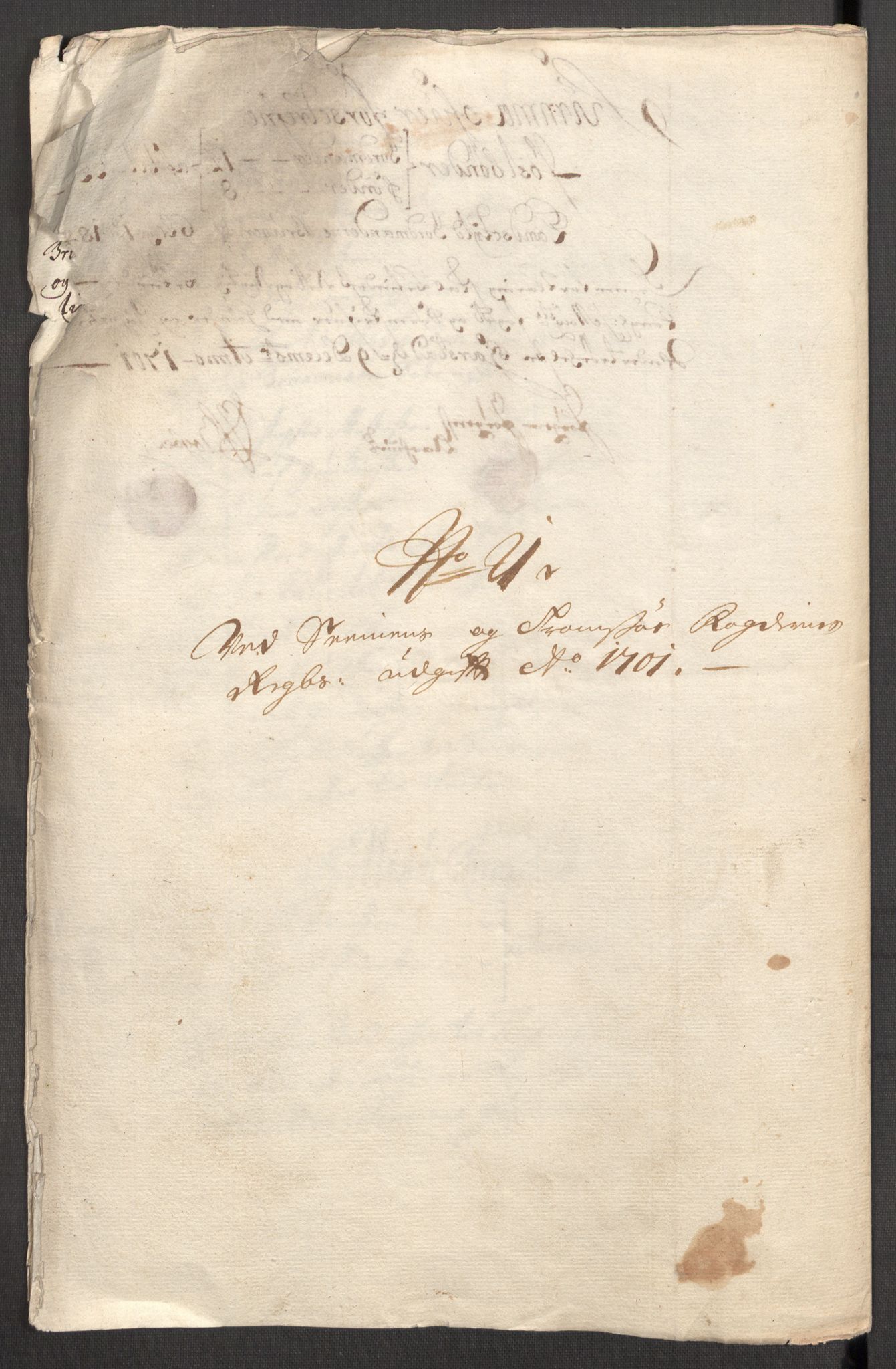 Rentekammeret inntil 1814, Reviderte regnskaper, Fogderegnskap, AV/RA-EA-4092/R68/L4755: Fogderegnskap Senja og Troms, 1700-1704, p. 205