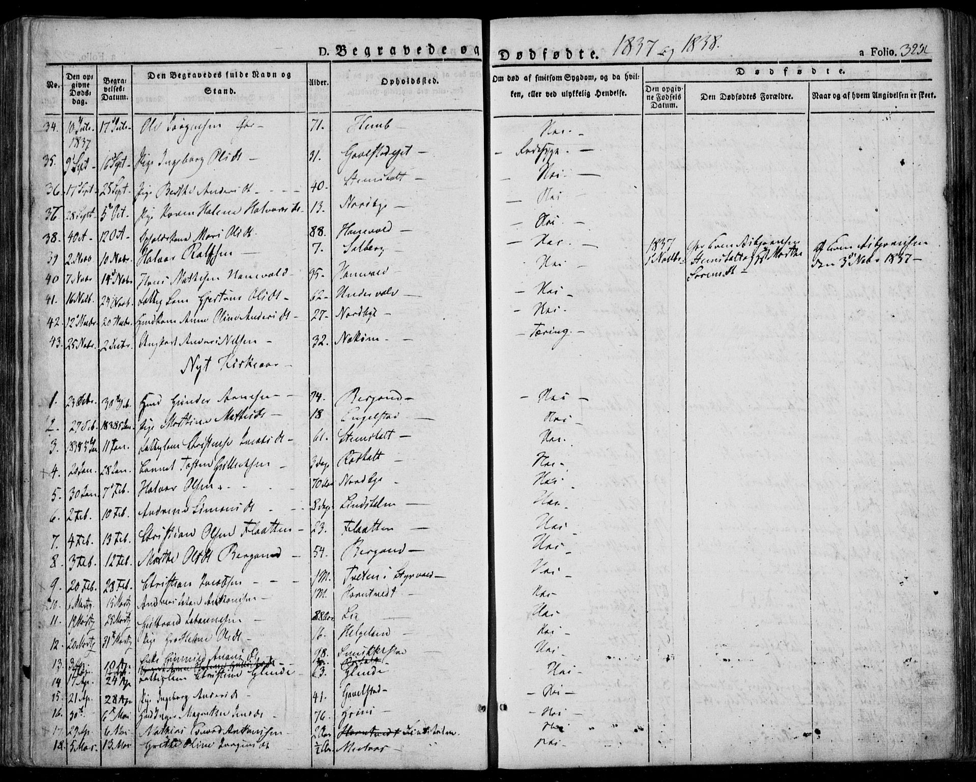 Lardal kirkebøker, AV/SAKO-A-350/F/Fa/L0006: Parish register (official) no. I 6, 1835-1860, p. 325