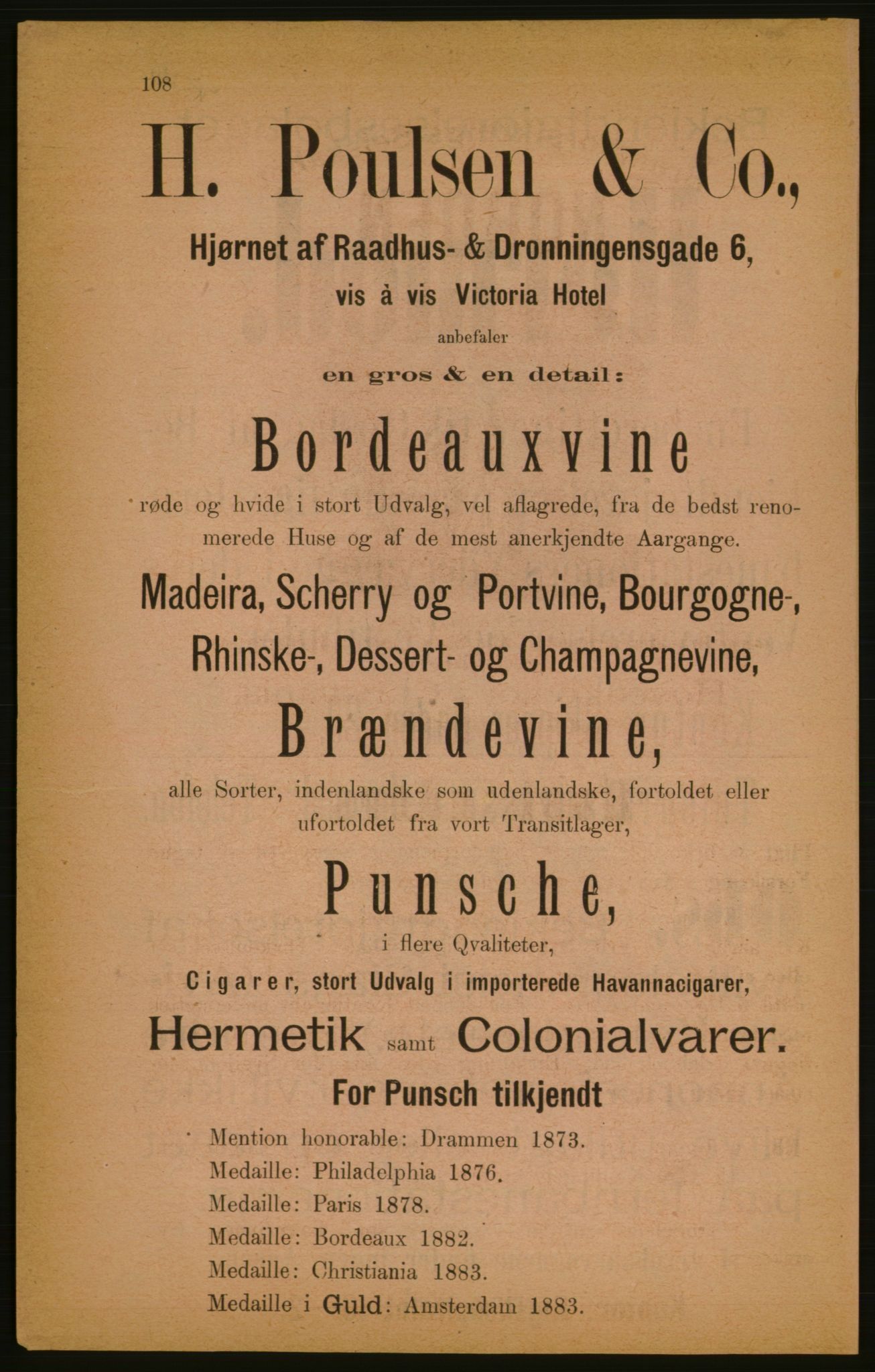 Kristiania/Oslo adressebok, PUBL/-, 1886, p. 108