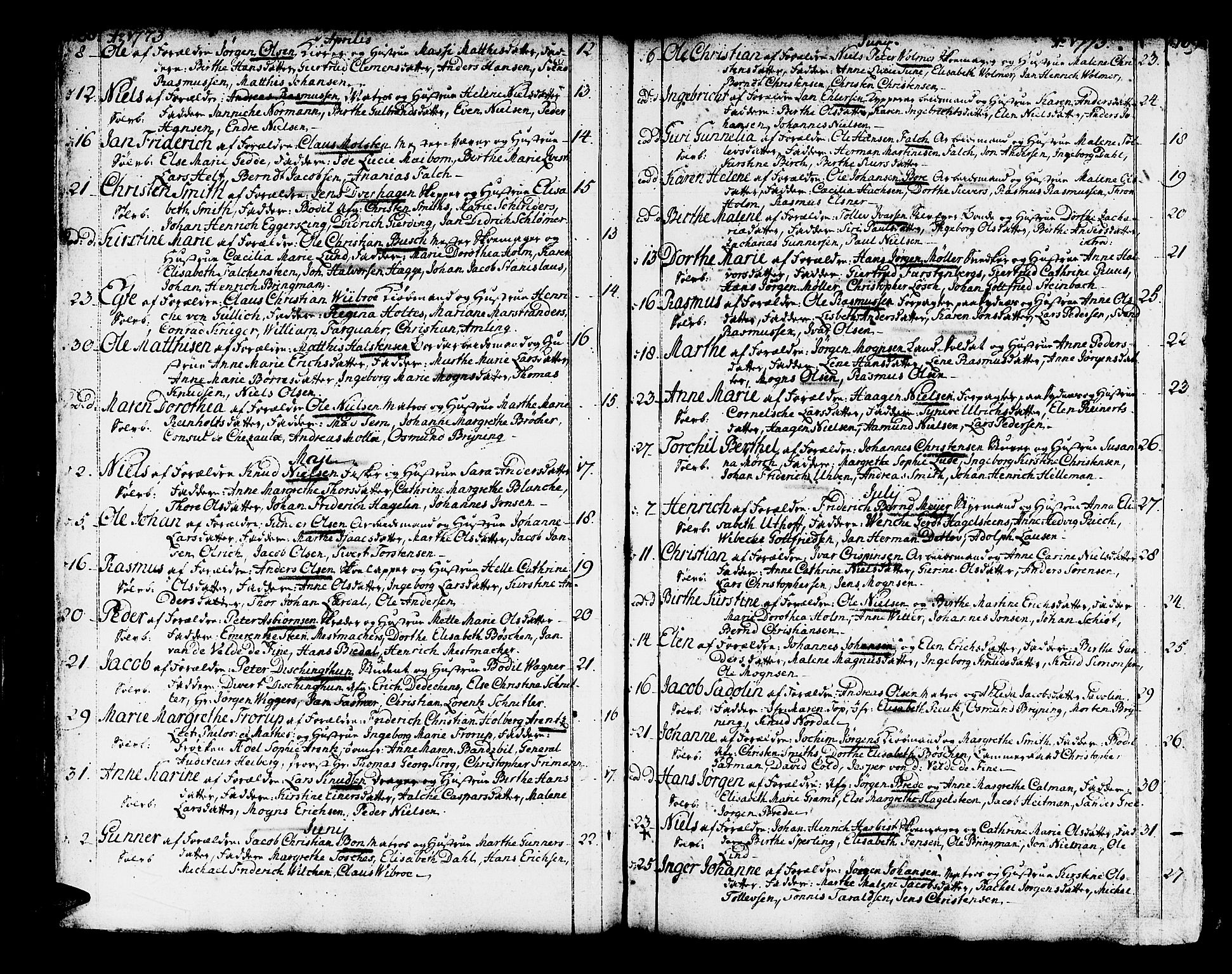 Domkirken sokneprestembete, SAB/A-74801/H/Haa/L0003: Parish register (official) no. A 3, 1758-1789, p. 168-169