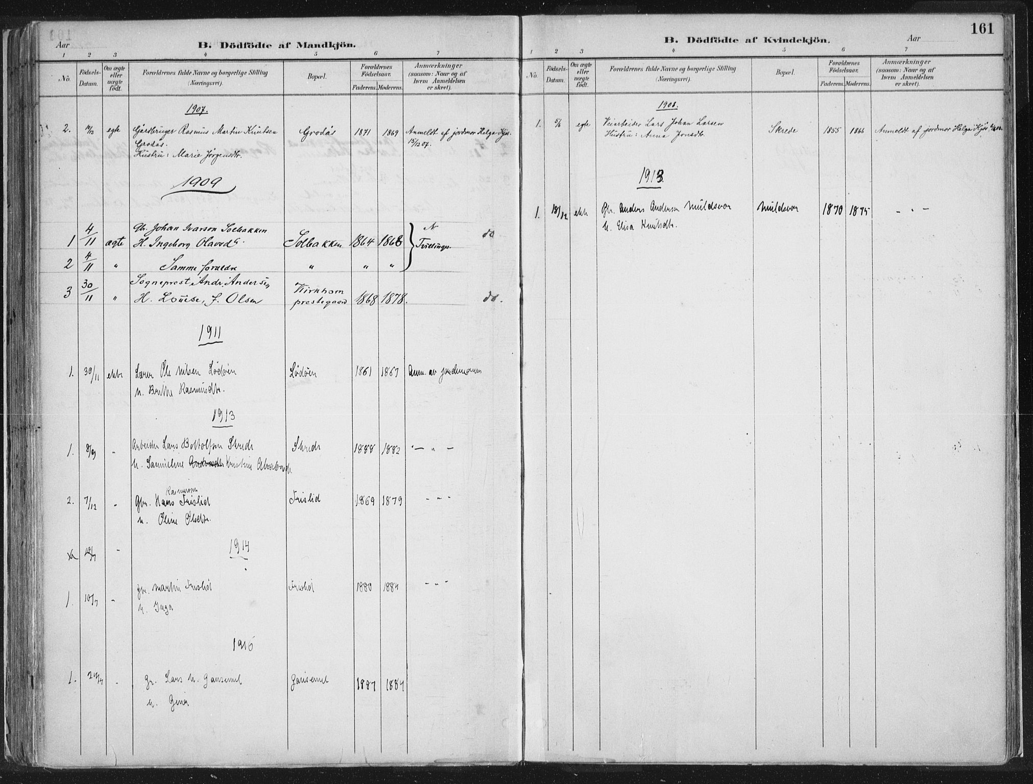 Hornindal sokneprestembete, AV/SAB-A-82401/H/Haa/Haaa/L0003/0001: Parish register (official) no. A 3A, 1887-1917, p. 161