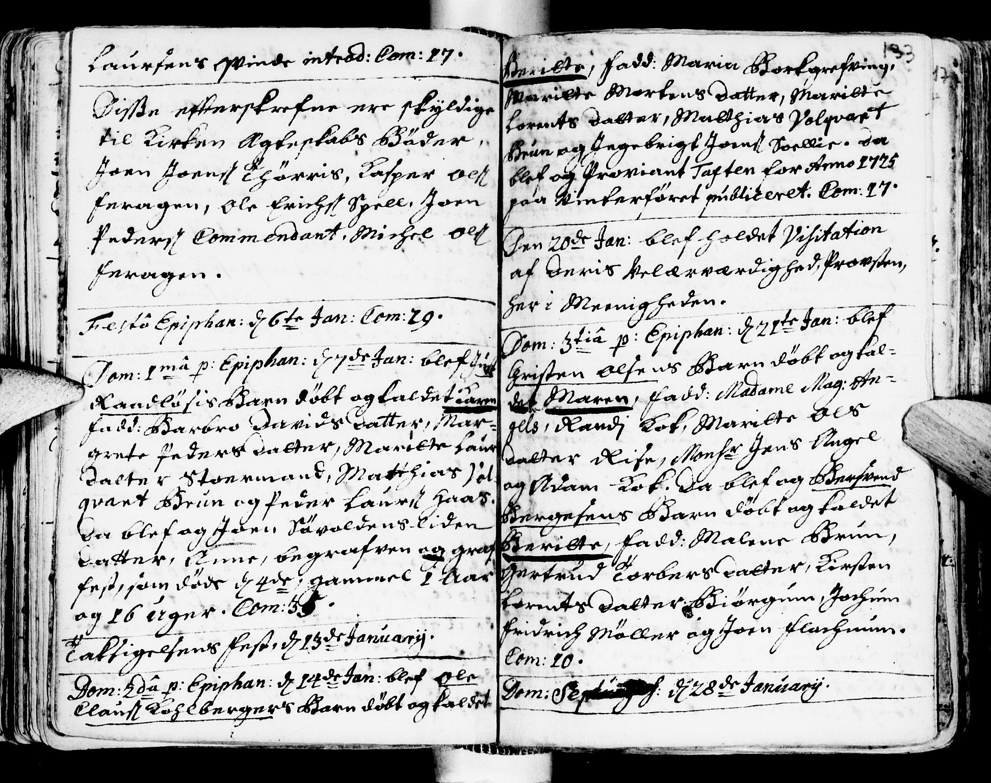 Ministerialprotokoller, klokkerbøker og fødselsregistre - Sør-Trøndelag, SAT/A-1456/681/L0924: Parish register (official) no. 681A02, 1720-1731, p. 132-133