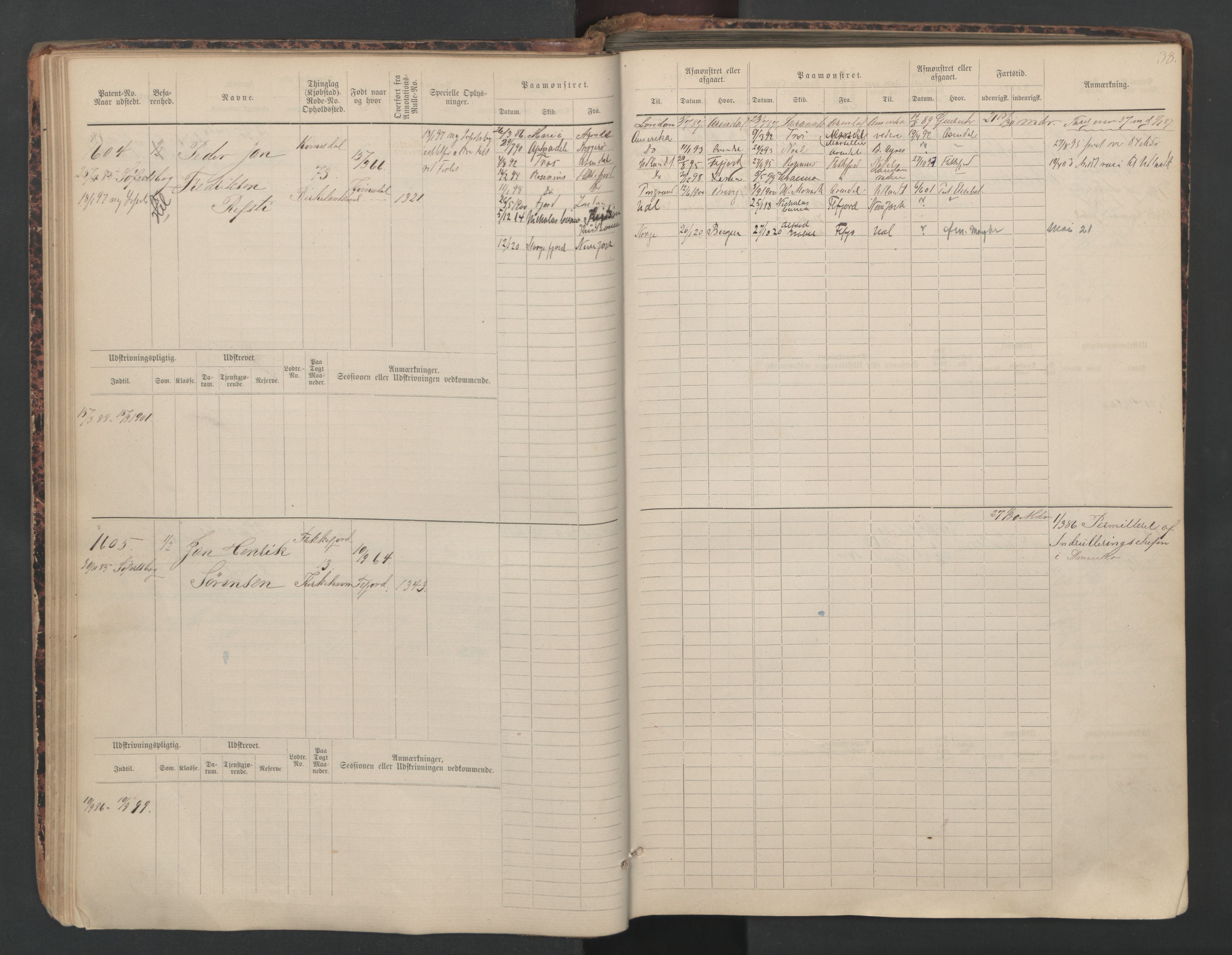 Flekkefjord mønstringskrets, AV/SAK-2031-0018/F/Fb/L0010: Hovedrulle nr 1534-2329, Æ-7, 1884-1948, p. 40