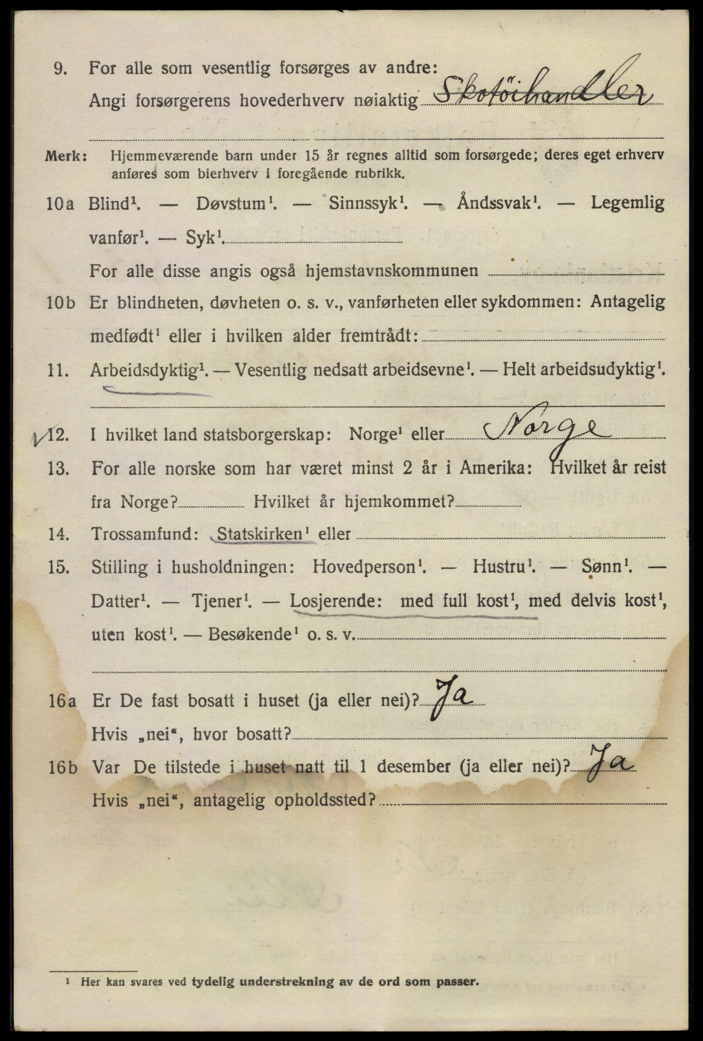 SAO, 1920 census for Kristiania, 1920, p. 657798