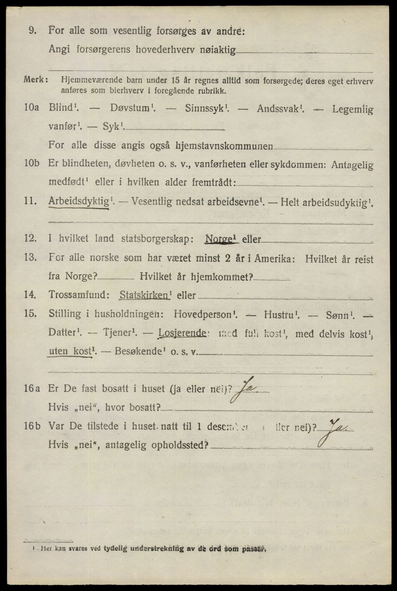 SAO, 1920 census for Mysen, 1920, p. 1874