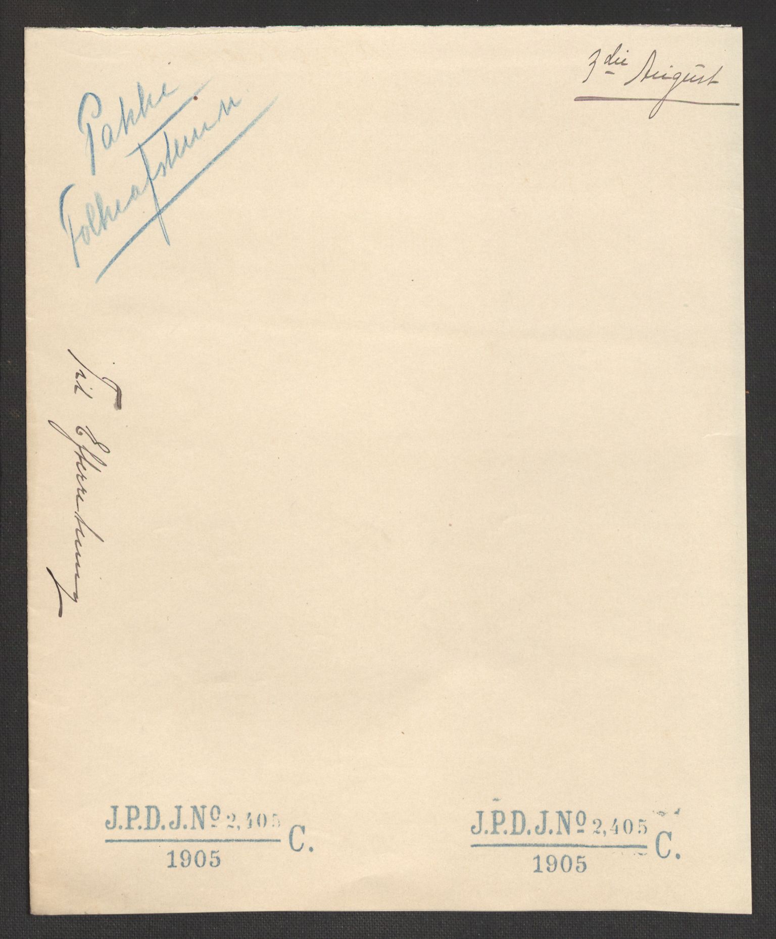 Justisdepartementet, 2. sivilkontor C, AV/RA-S-1040/F/L0125B/0002: Folkeavstemmingen august 1905 / Kvinnenes stemmelister, 1905, p. 95