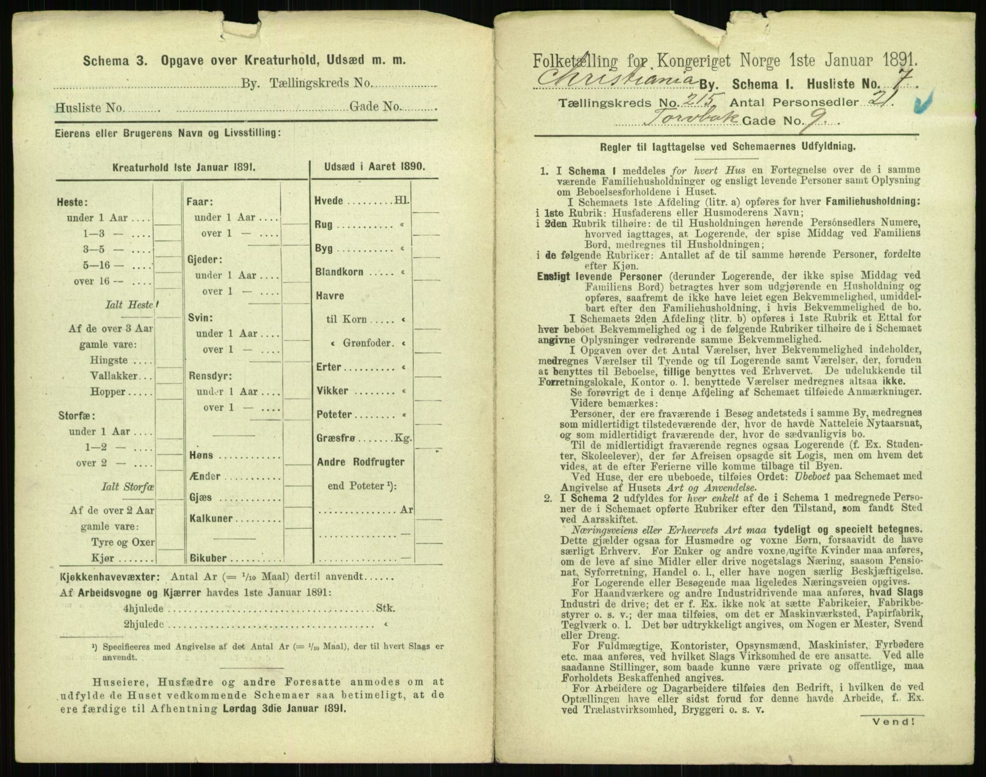 RA, 1891 census for 0301 Kristiania, 1891, p. 127727