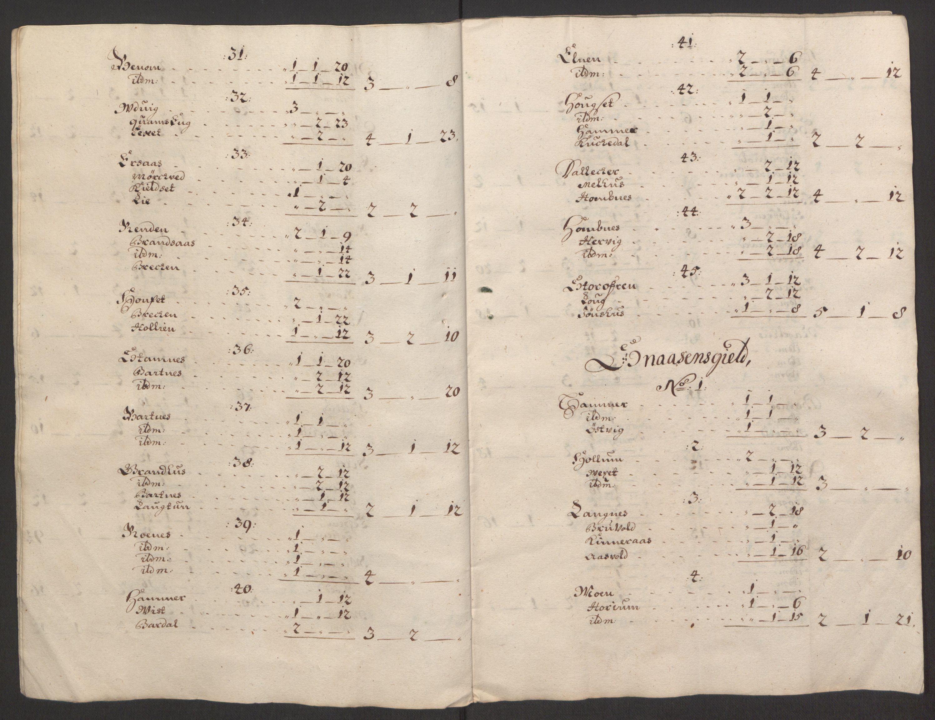 Rentekammeret inntil 1814, Reviderte regnskaper, Fogderegnskap, AV/RA-EA-4092/R63/L4309: Fogderegnskap Inderøy, 1695-1697, p. 418