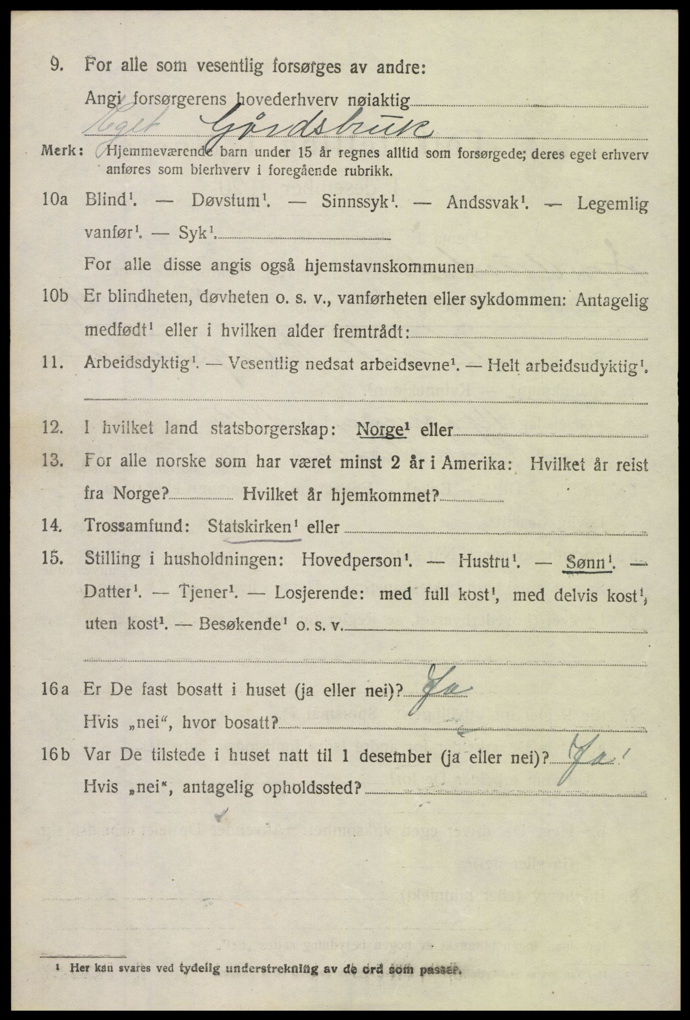 SAH, 1920 census for Sør-Aurdal, 1920, p. 4760