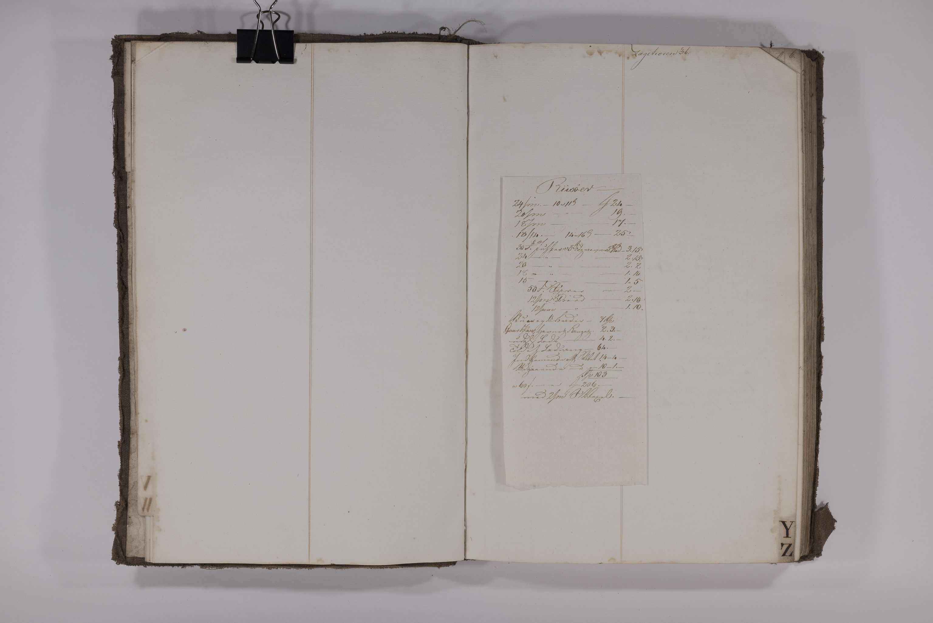 Blehr/ Kjellestad, TEMU/TGM-A-1212/R/Rc/L0001: Journal, 1815-1816, p. 15