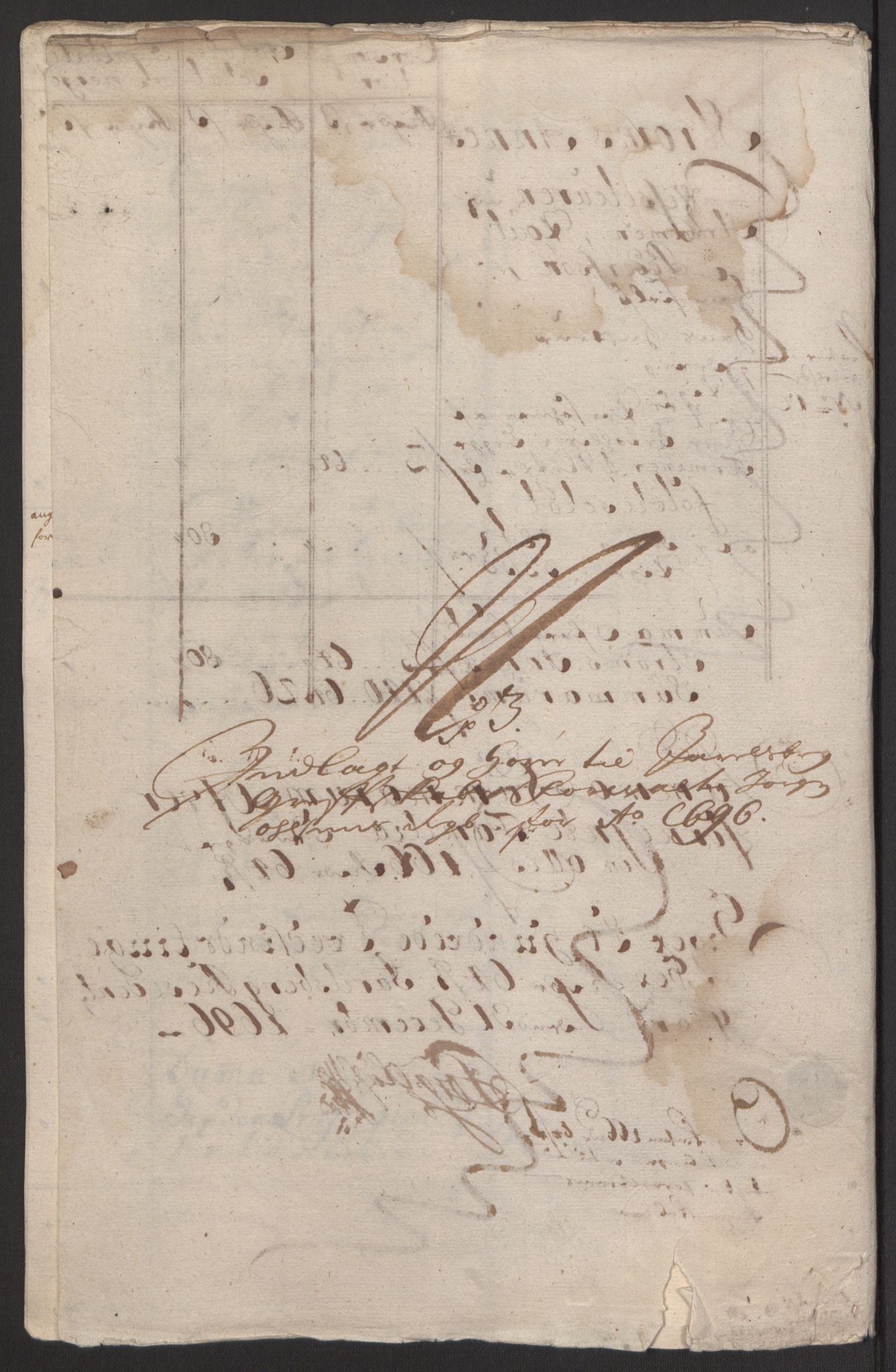 Rentekammeret inntil 1814, Reviderte regnskaper, Fogderegnskap, AV/RA-EA-4092/R32/L1867: Fogderegnskap Jarlsberg grevskap, 1694-1696, p. 283