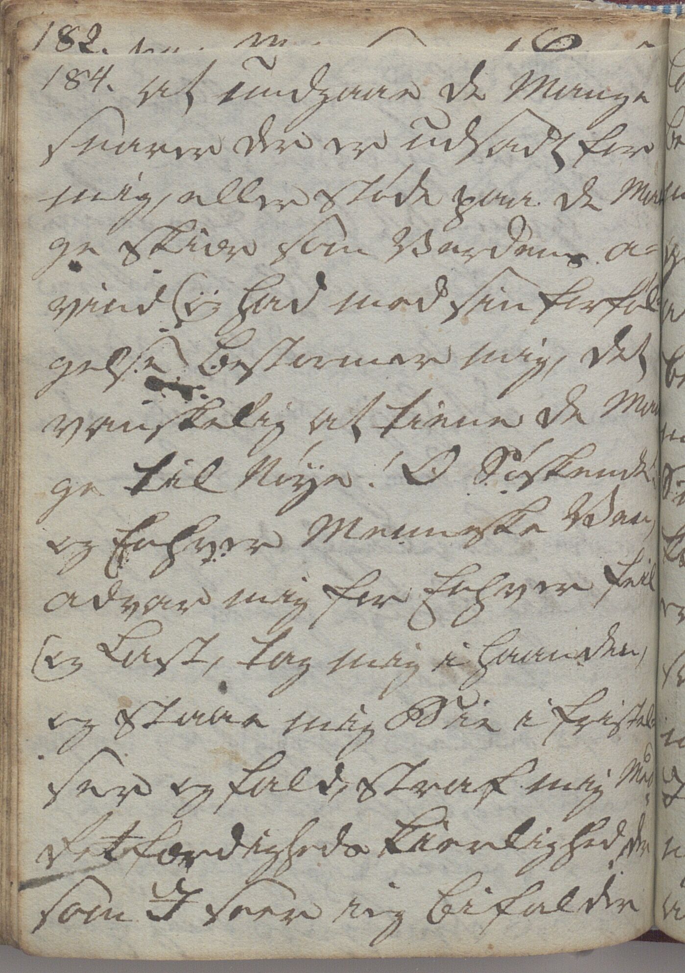 Heggtveitsamlingen, TMF/A-1007/H/L0047/0005: Kopibøker, brev etc.  / "MF I"(Kopibok frå Heggtveits samling), 1800-1823, p. 184