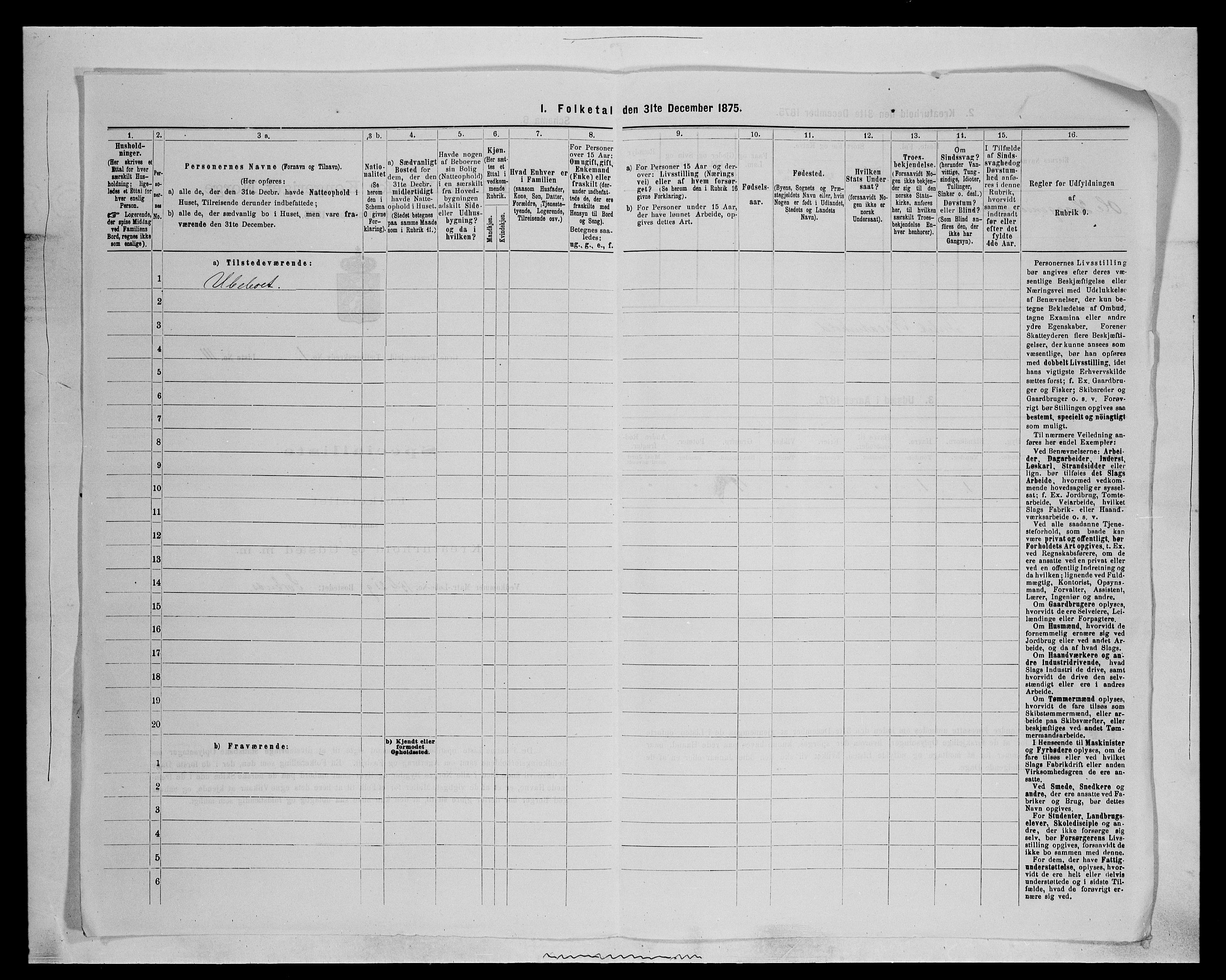 SAH, 1875 census for 0423P Grue, 1875, p. 374