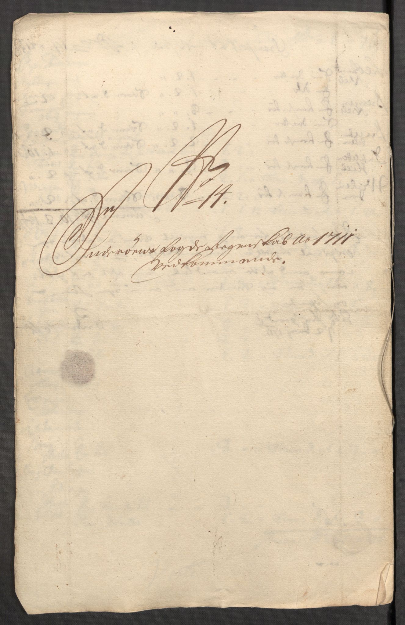 Rentekammeret inntil 1814, Reviderte regnskaper, Fogderegnskap, RA/EA-4092/R63/L4319: Fogderegnskap Inderøy, 1711, p. 269