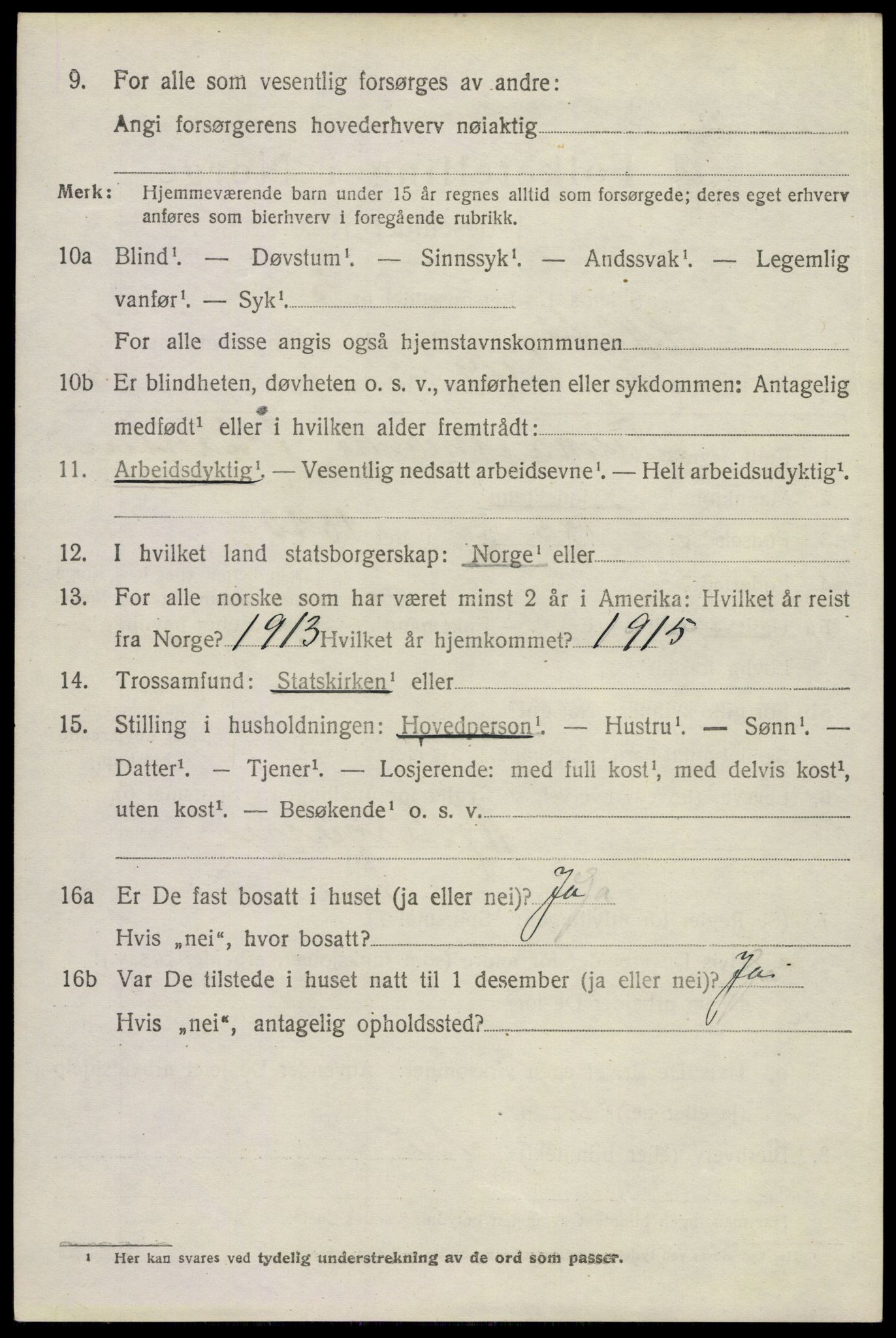 SAKO, 1920 census for Skåtøy, 1920, p. 2207