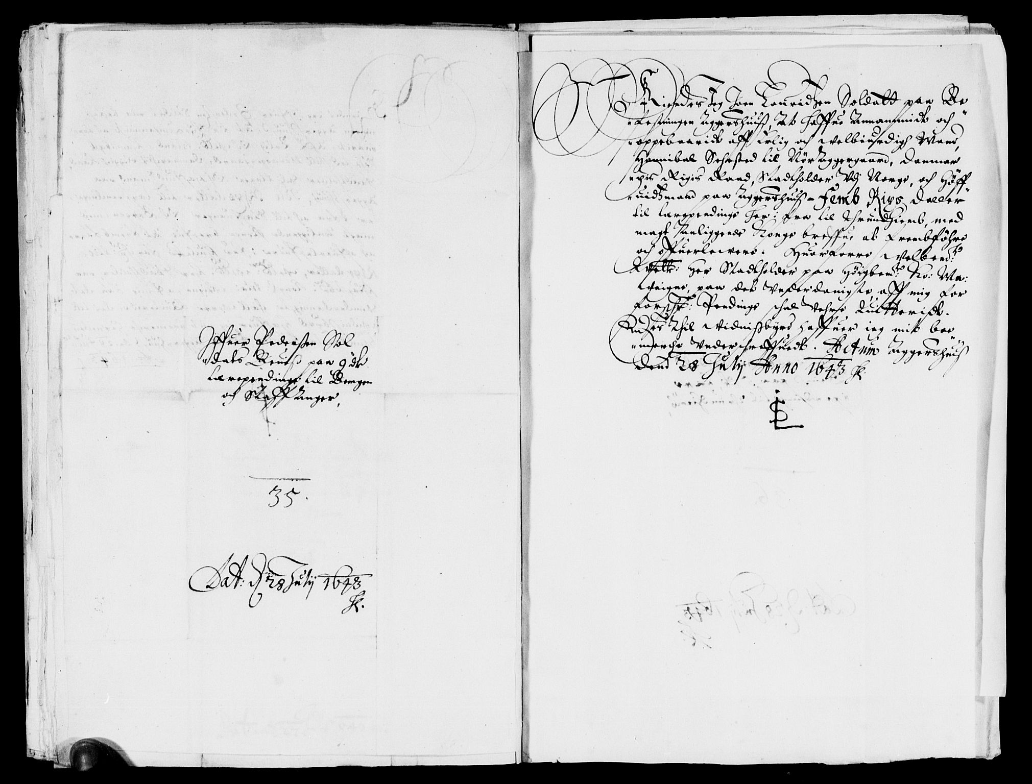 Rentekammeret inntil 1814, Reviderte regnskaper, Lensregnskaper, AV/RA-EA-5023/R/Rb/Rba/L0171: Akershus len, 1643-1644