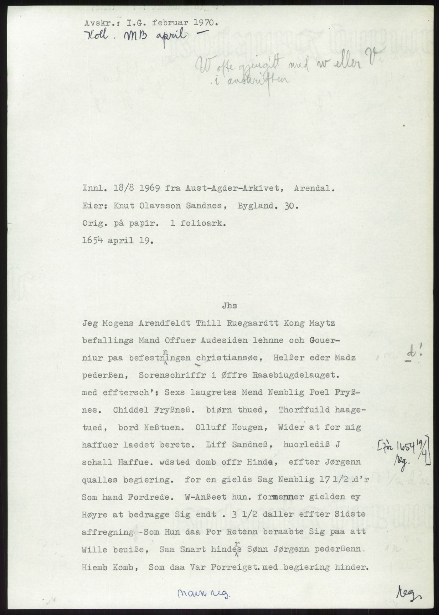 Samlinger til kildeutgivelse, Diplomavskriftsamlingen, RA/EA-4053/H/Ha, p. 1934