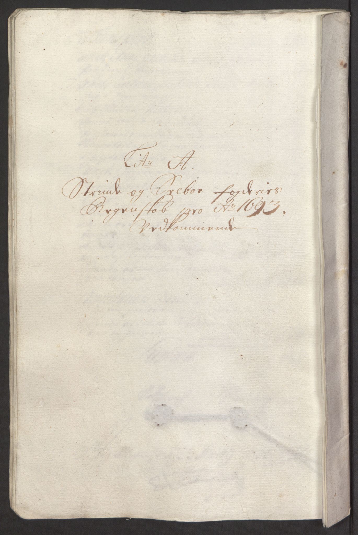 Rentekammeret inntil 1814, Reviderte regnskaper, Fogderegnskap, RA/EA-4092/R61/L4104: Fogderegnskap Strinda og Selbu, 1693-1694, p. 55
