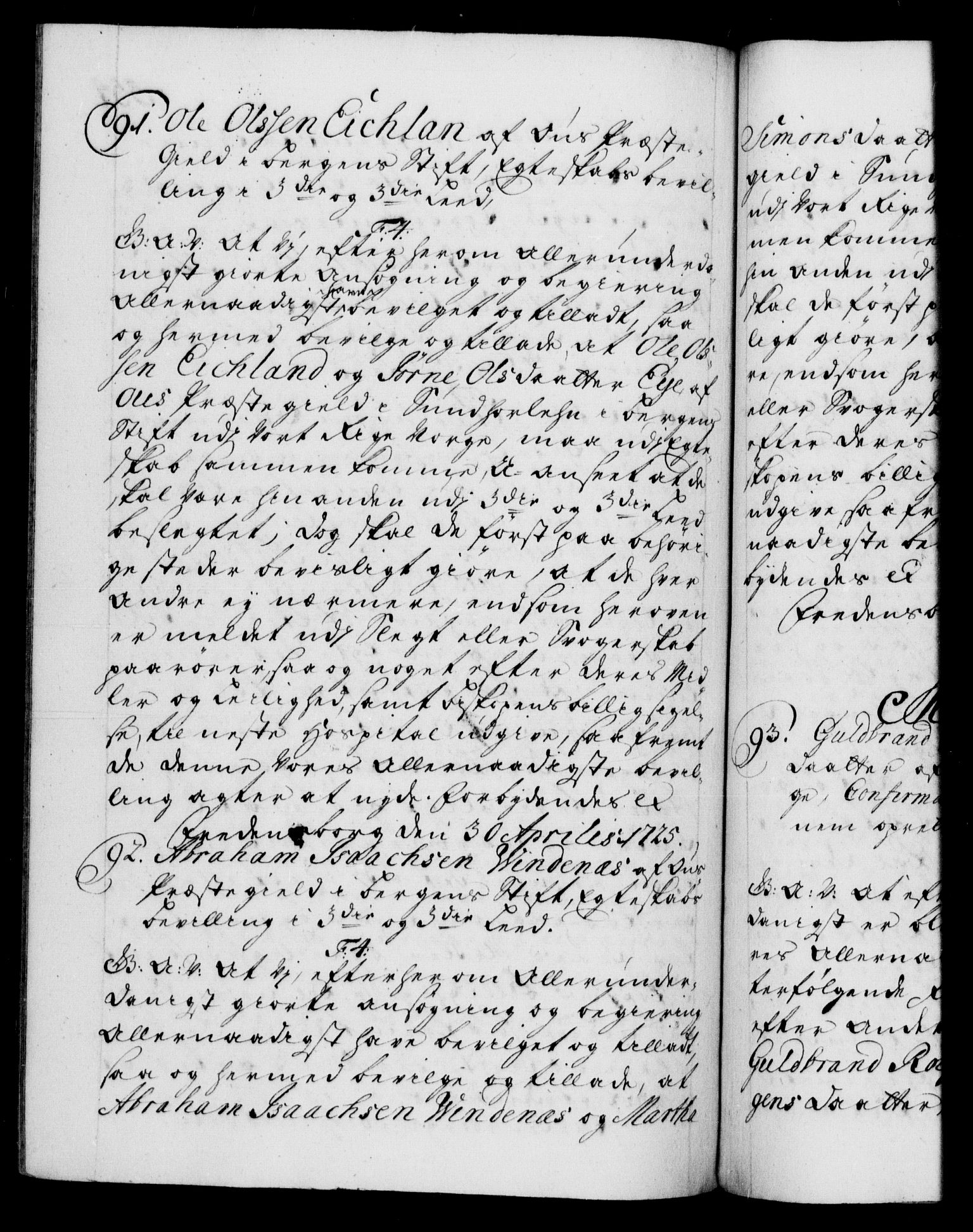 Danske Kanselli 1572-1799, AV/RA-EA-3023/F/Fc/Fca/Fcaa/L0024: Norske registre, 1723-1725, p. 554b