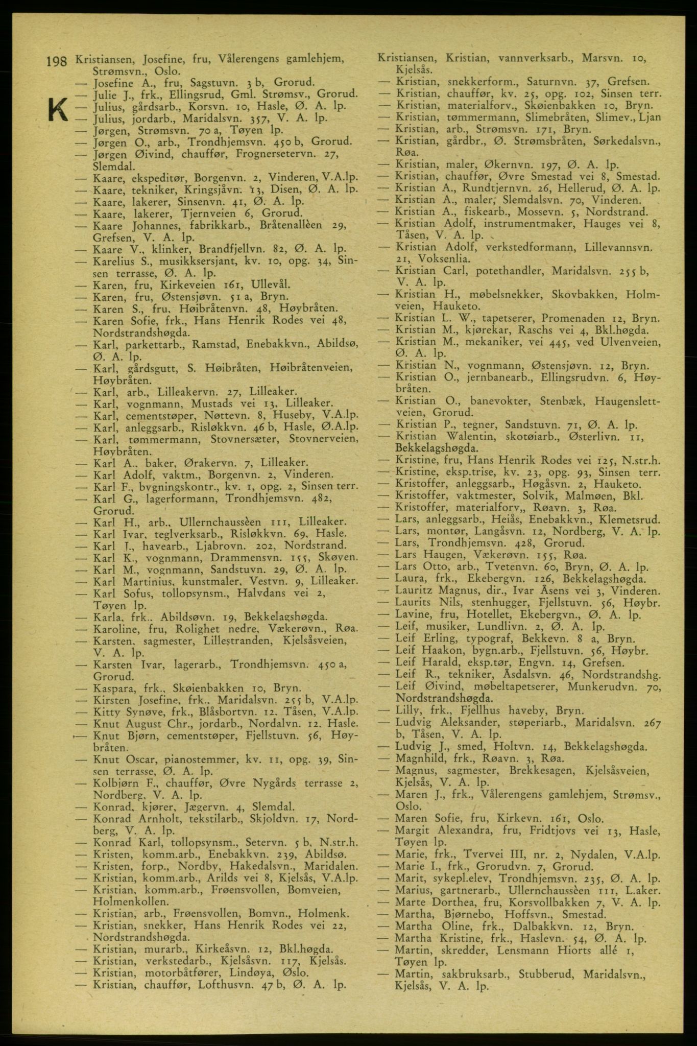 Aker adressebok/adressekalender, PUBL/001/A/006: Aker adressebok, 1937-1938, p. 198